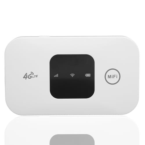 Hotspot WiFi Mobile, Router da Viaggio Portatile Wireless Supporta 10 Utenti Contemporaneamente, Dispositivo WiFi Tascabile con Batteria da 2100 MAh, per Internet a Casa o Ovunque