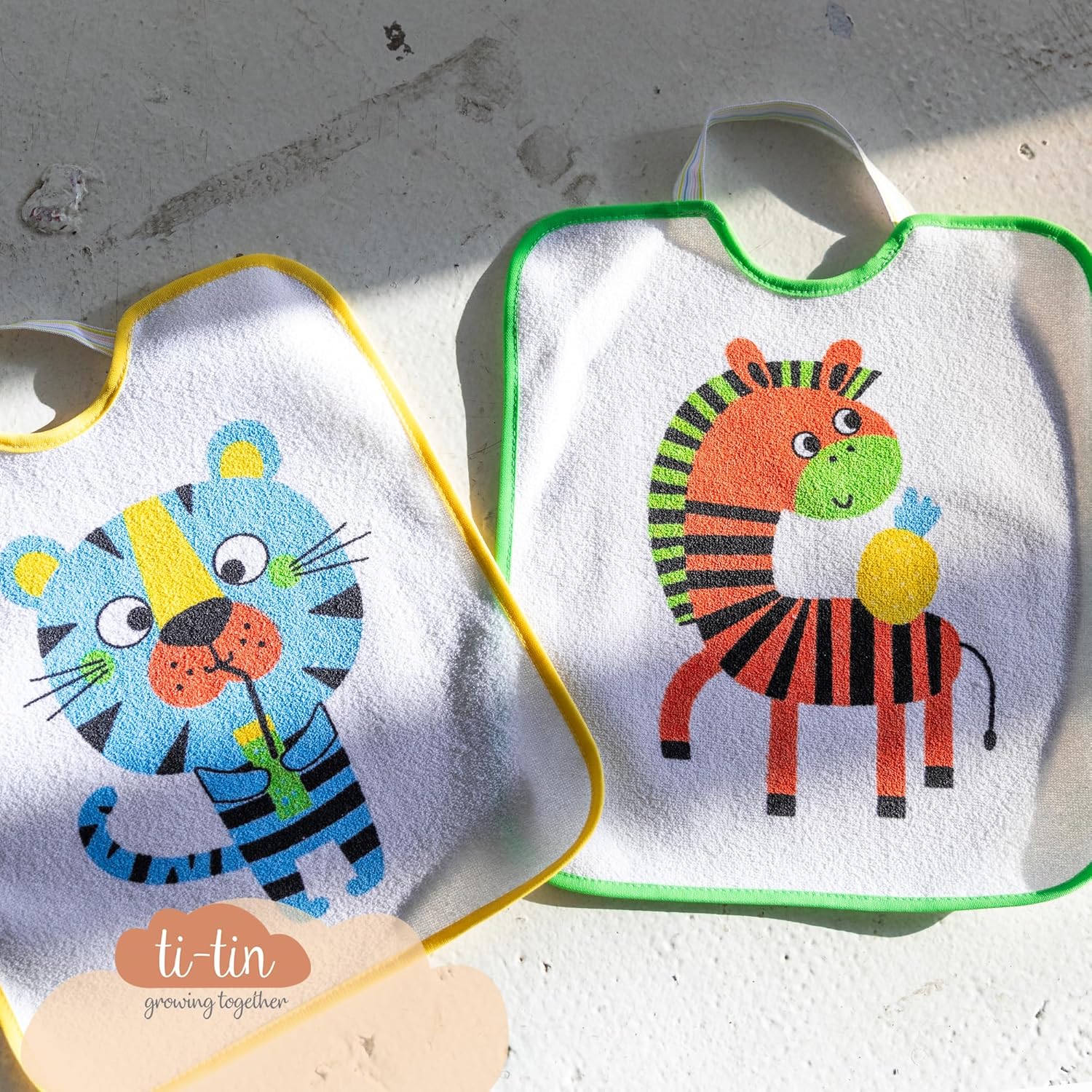 Ti TIN Set 4 Bavaglini Asilo con Elastico 32x28 cm - immagine 10