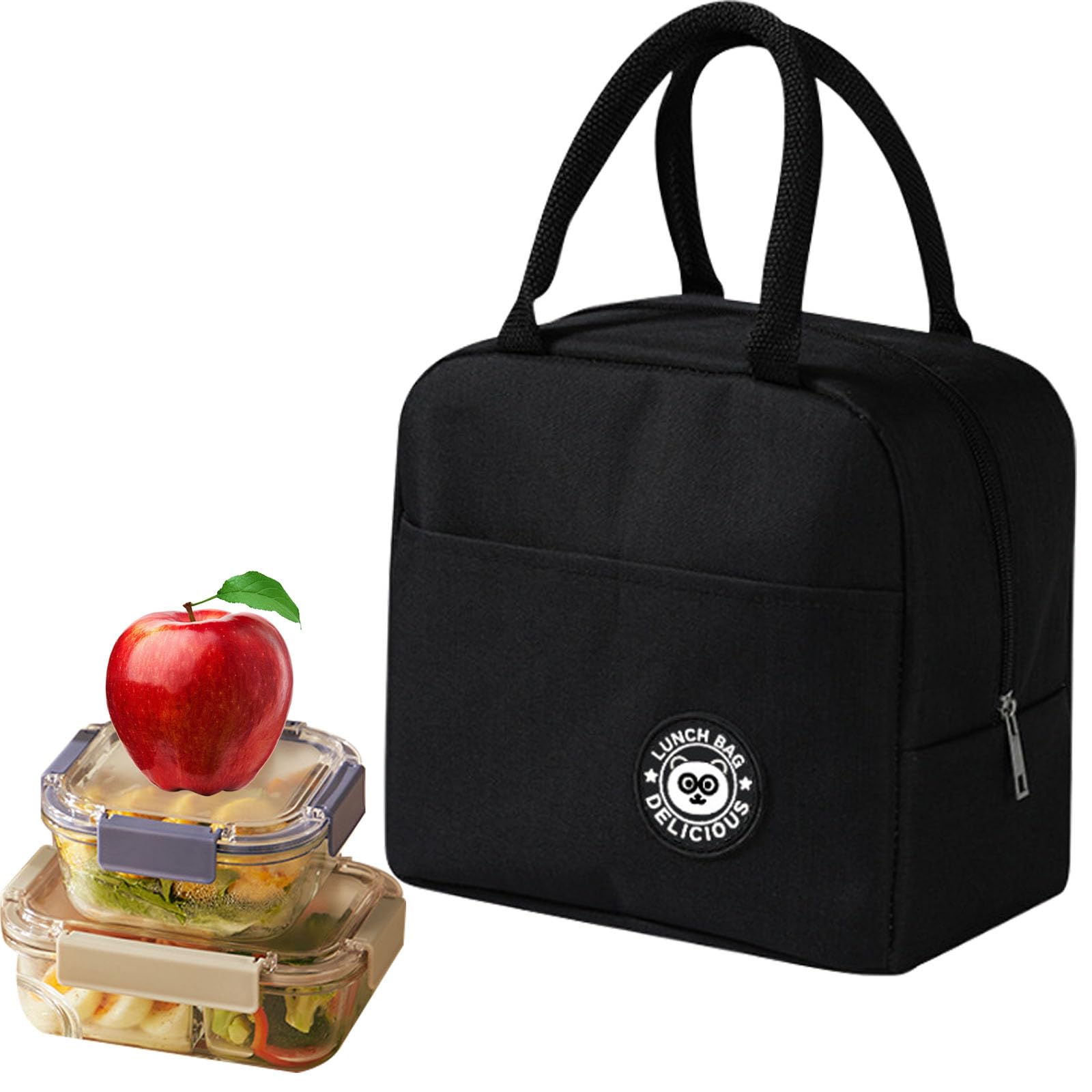Borsa Termica Porta Pranzo, Borsa Frigo Piccola, 6L Borsa Porta Pranzo da Ufficio, Isolata Borsa Pranzo donna uomo per Ufficio, Scuola, Picnic, Viaggi