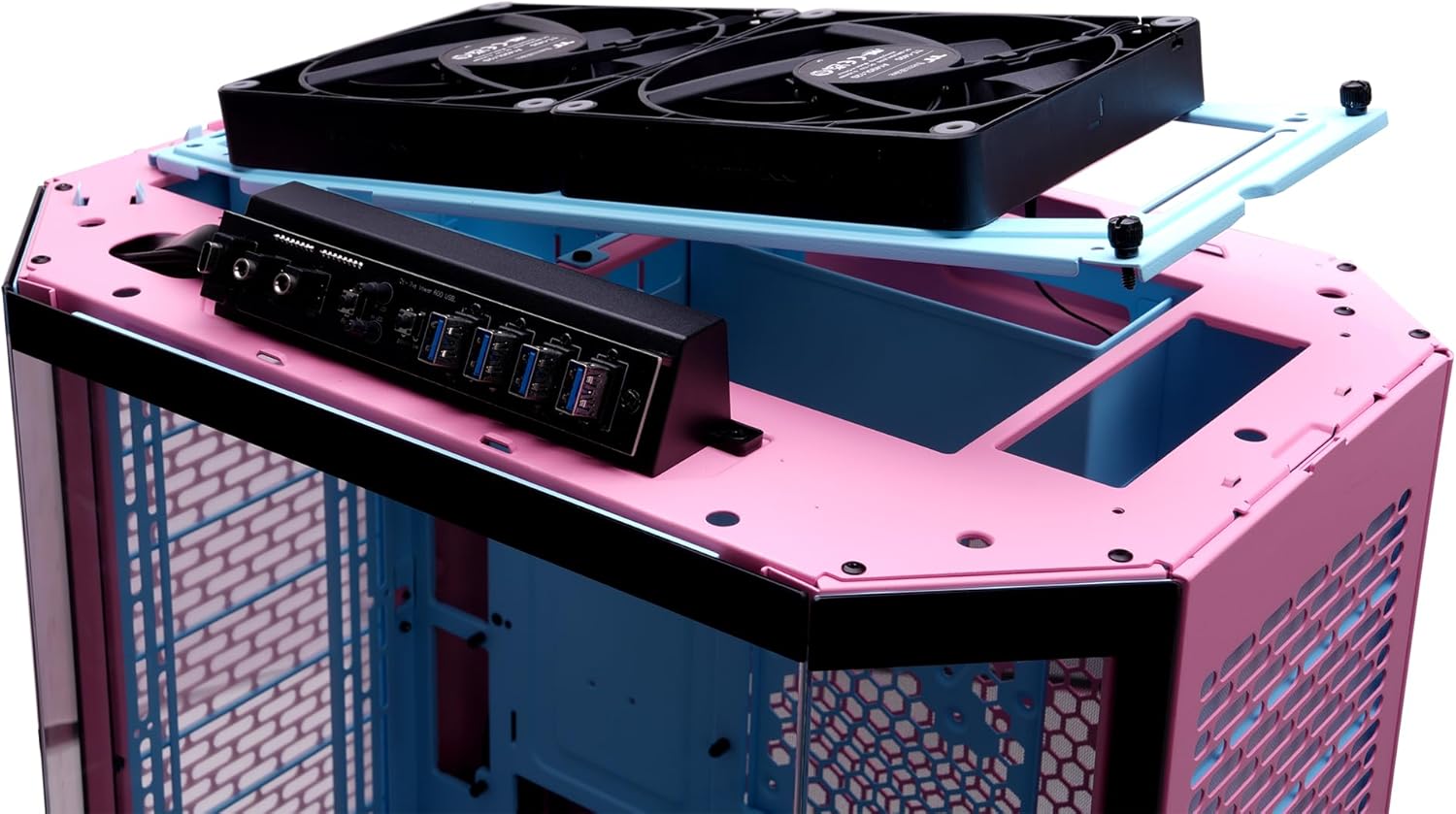 Thermaltake The Tower 600 - Kit supporto per telaio | Bubble Pink - immagine 6