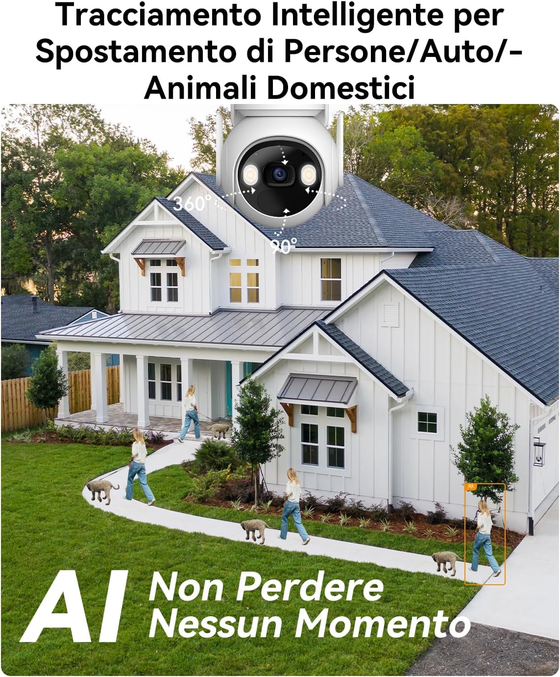 Imou 2K Telecamera WiFi Esterno con Pannello Solare - immagine 3