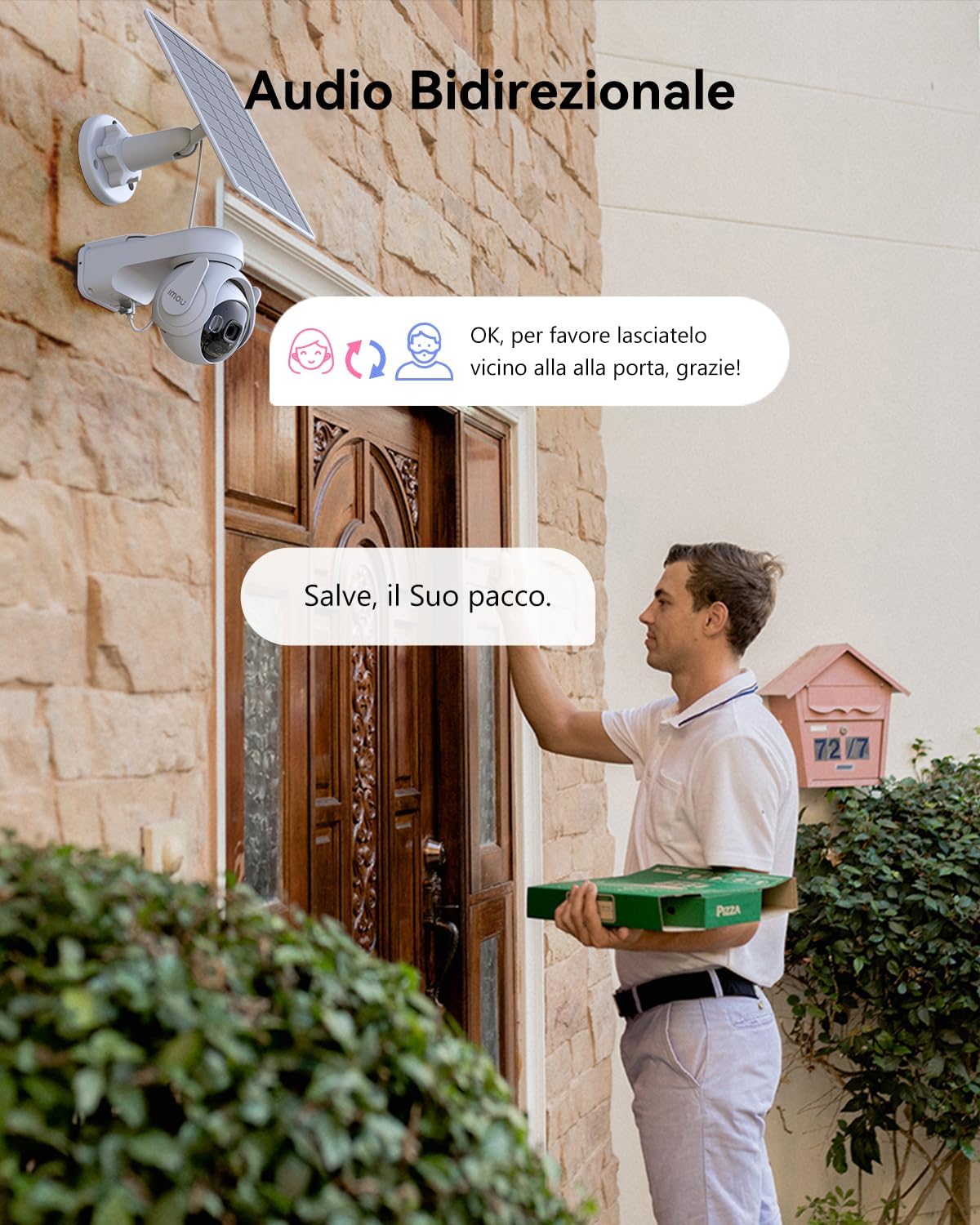 Imou 2K Telecamera WiFi Esterno con Pannello Solare - immagine 6