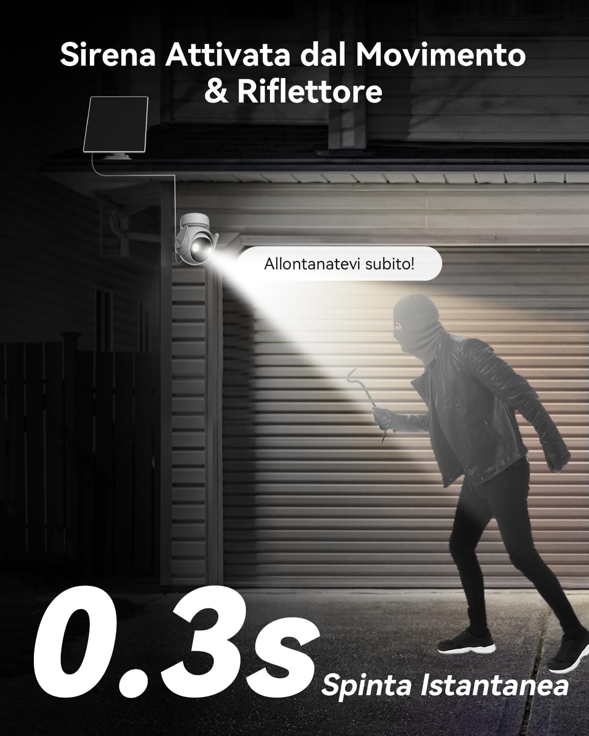 Imou 2K Telecamera WiFi Esterno con Pannello Solare - immagine 7