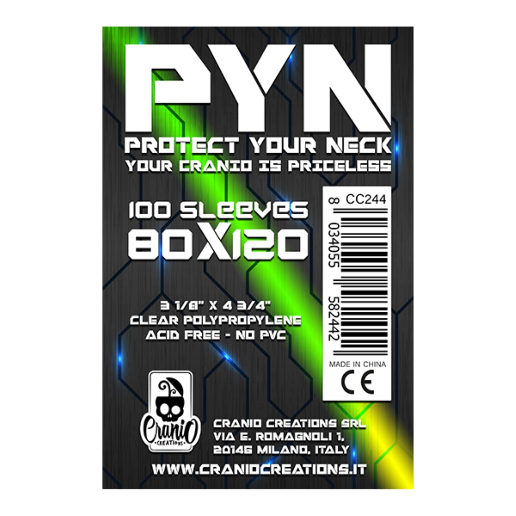 Cranio Creations Cc244 Pyn 100 Sleeves 80X120