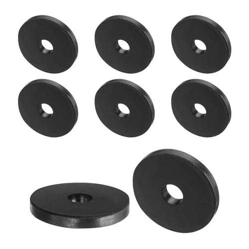 QUARKZMAN 8pz Distanziali Gomma 40mm OD, 10mm ID, 5mm Altezza Distanziatore Rotondo Antivibrazioni Boccola Anelli Tenuta Rondelle Spessa per Accessori Auto Domestici