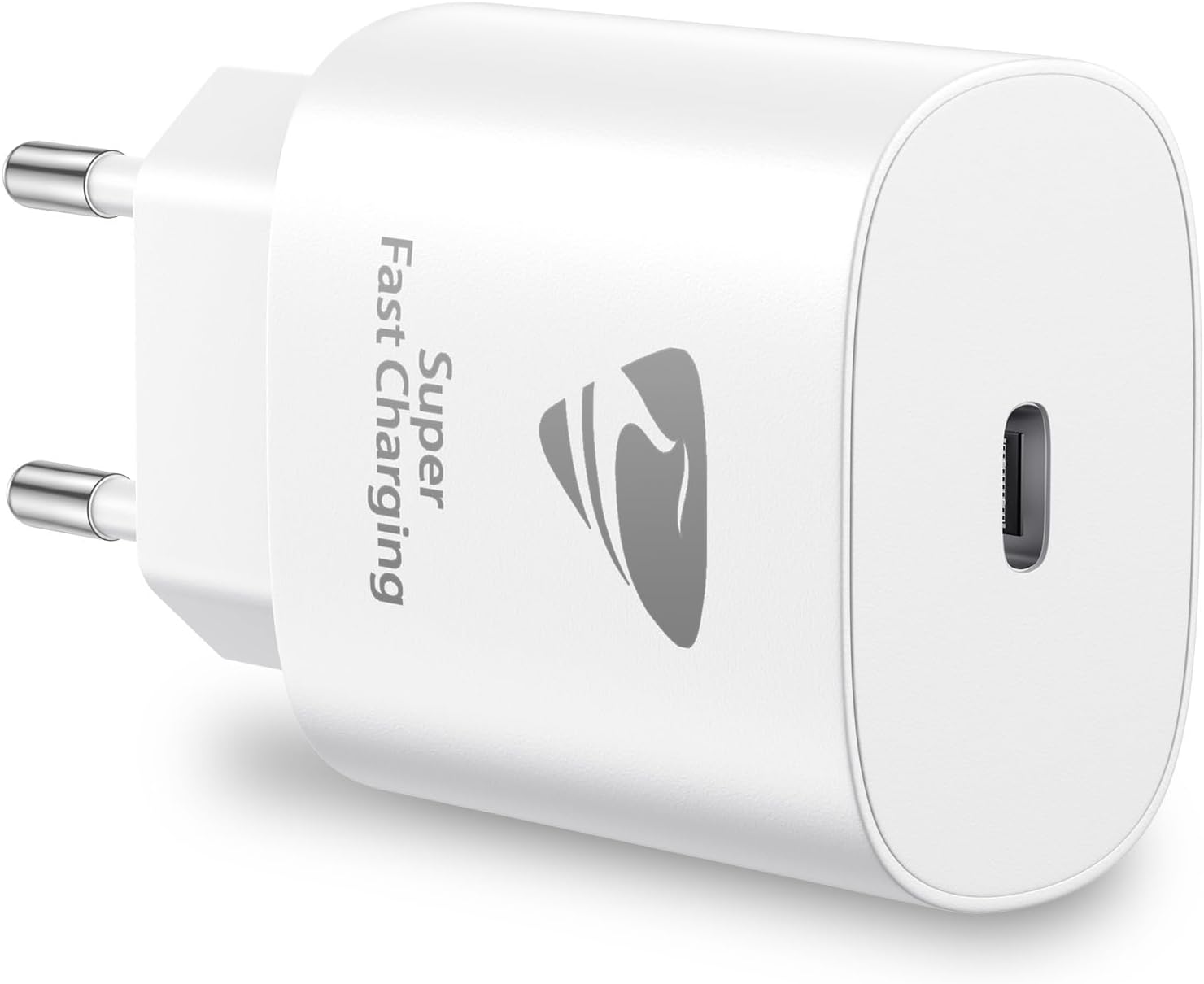 Caricatore USB C 20W Ricarica Rapida per iPhone e Samsung - immagine 1