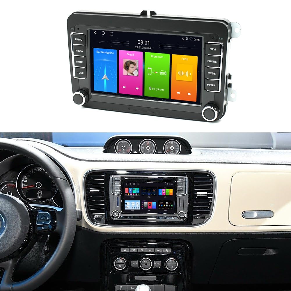 Autoradio Android con GPS per VW Beetle 2011-2019