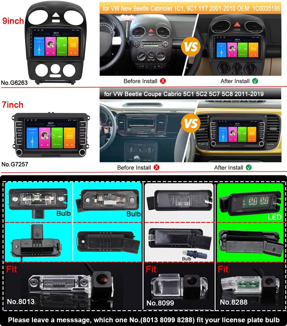 Autoradio Android con GPS per VW Beetle 2011-2019 - immagine 2