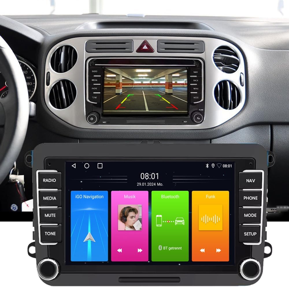 Autoradio Android con GPS per VW Beetle 2011-2019 - immagine 3