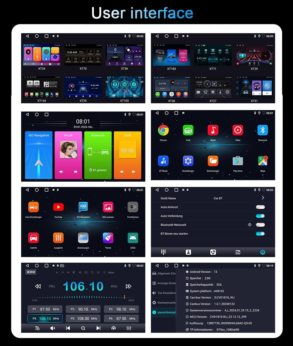 Autoradio Android con GPS per VW Beetle 2011-2019 - immagine 7