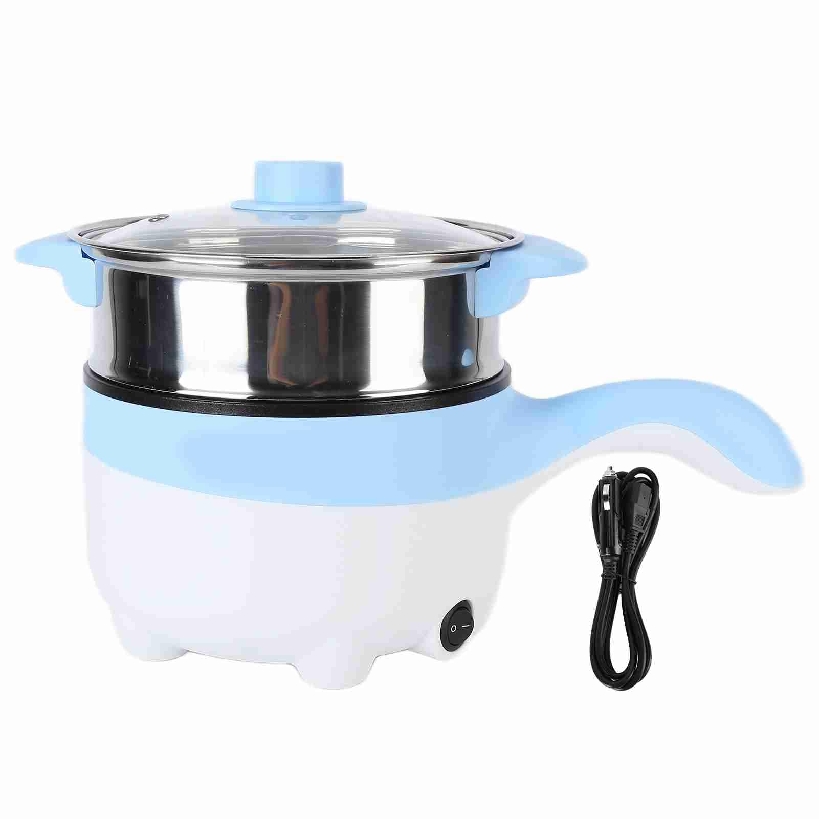 TOPINCN Pentola Elettrica Stir Fry 2L in Acciaio Inossidabile