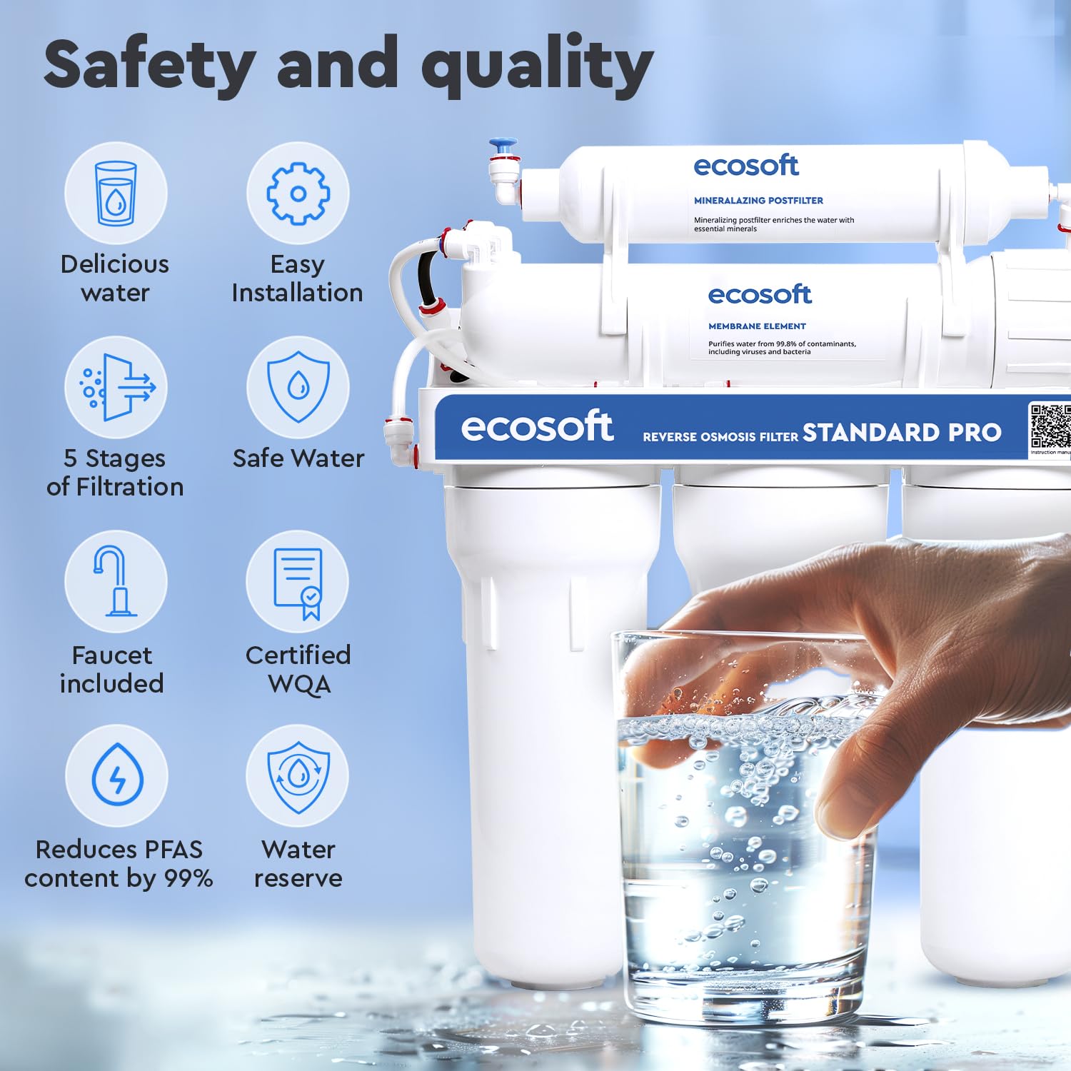 Ecosoft Standard PRO - Filtro ad Osmosi Inversa - immagine 5