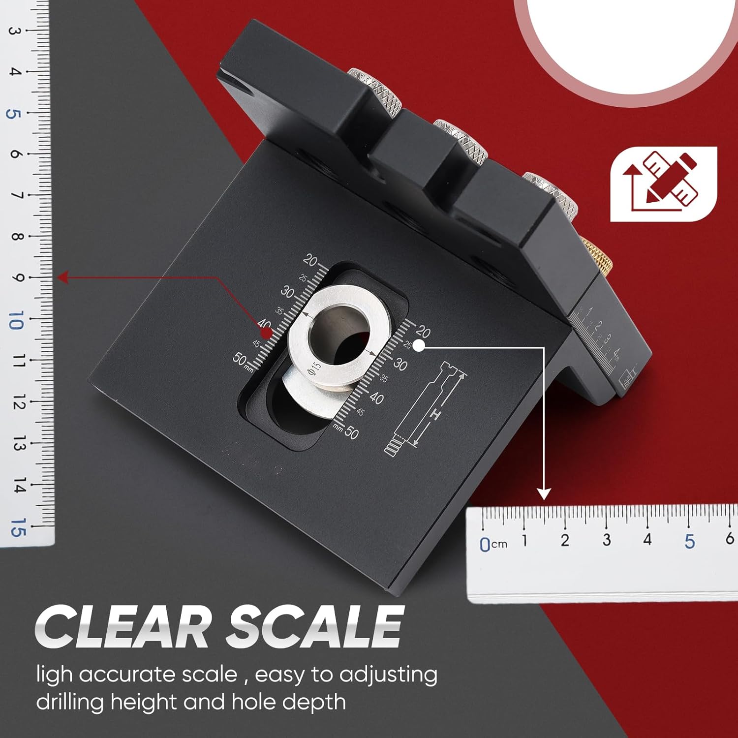 Ampvolts Dima per Spinatura Legno 3 in 1 - immagine 5