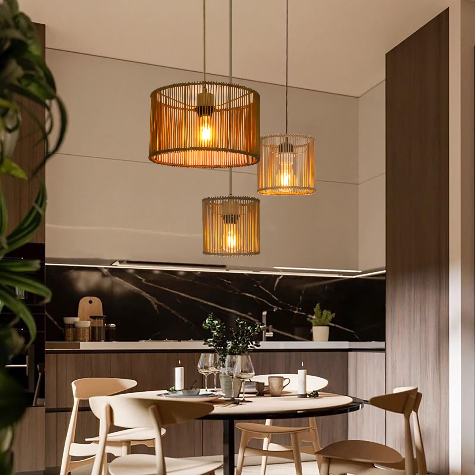 Set Paralumi Decorativi Design Bohémien Naturale