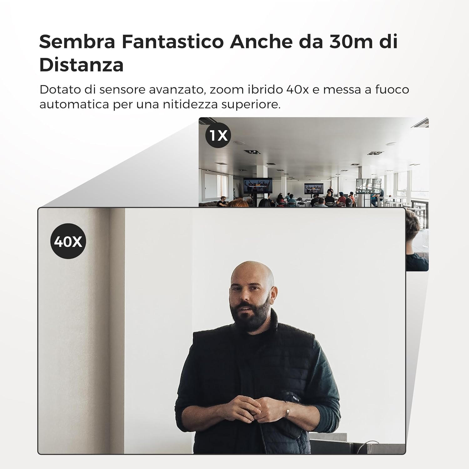 Nearstream Telecamera Streaming Wireless VM33 2K - immagine 3