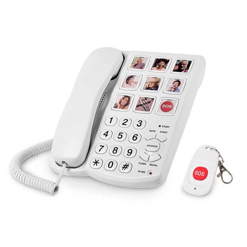 Telefono Fisso per Casa con Pulsanti Grandi