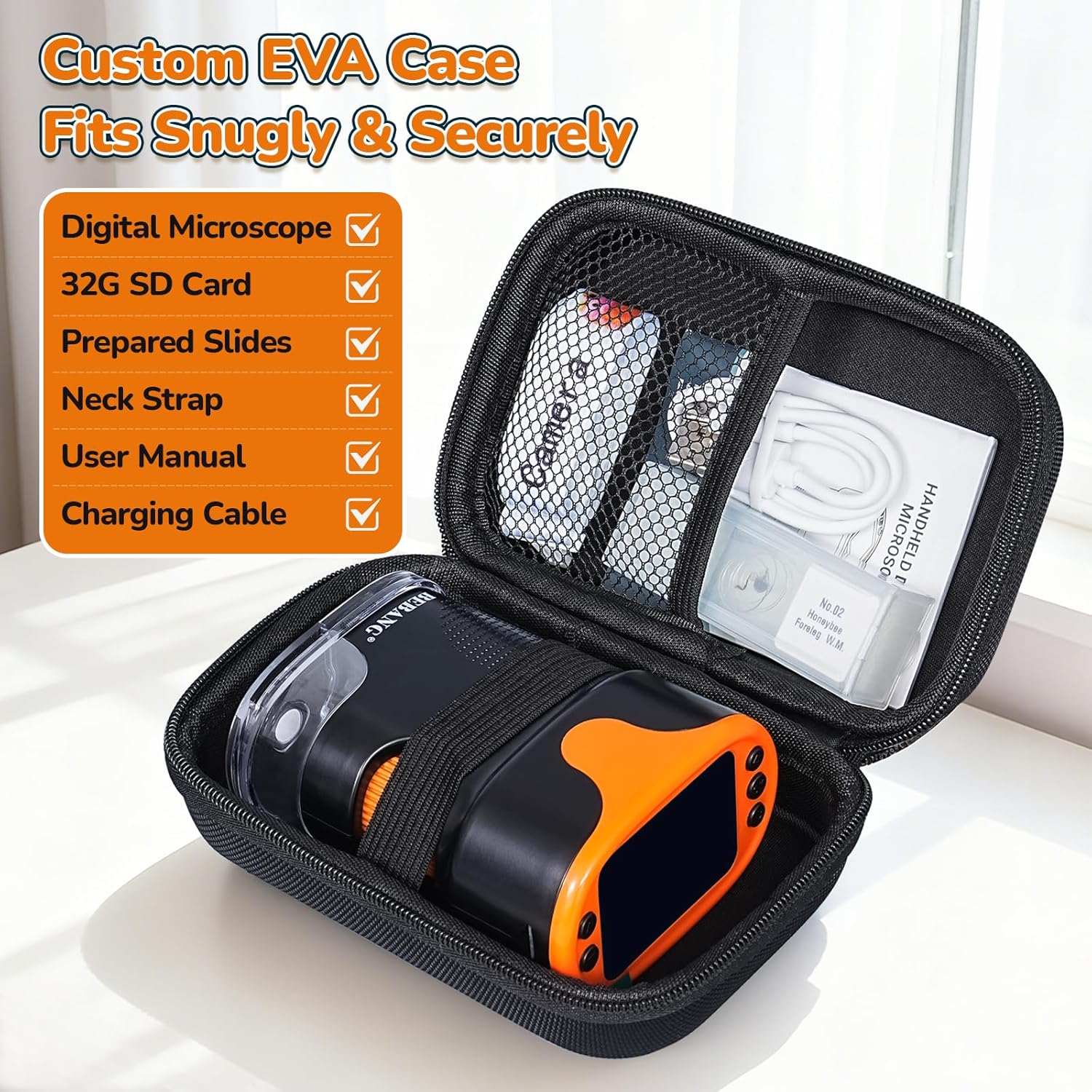 Microscopio per Bambini Lente d'Ingrandimento Portatile - immagine 6