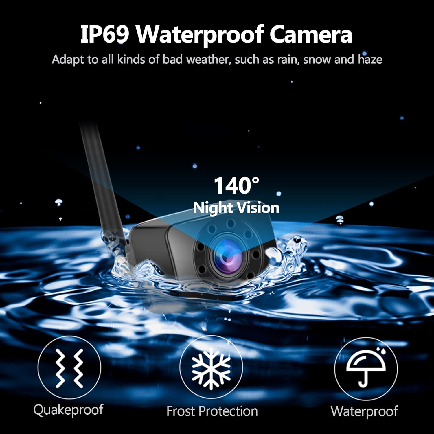 Hodozzy Kit Telecamera Posteriore Wireless Digitale 4,3" - immagine 3