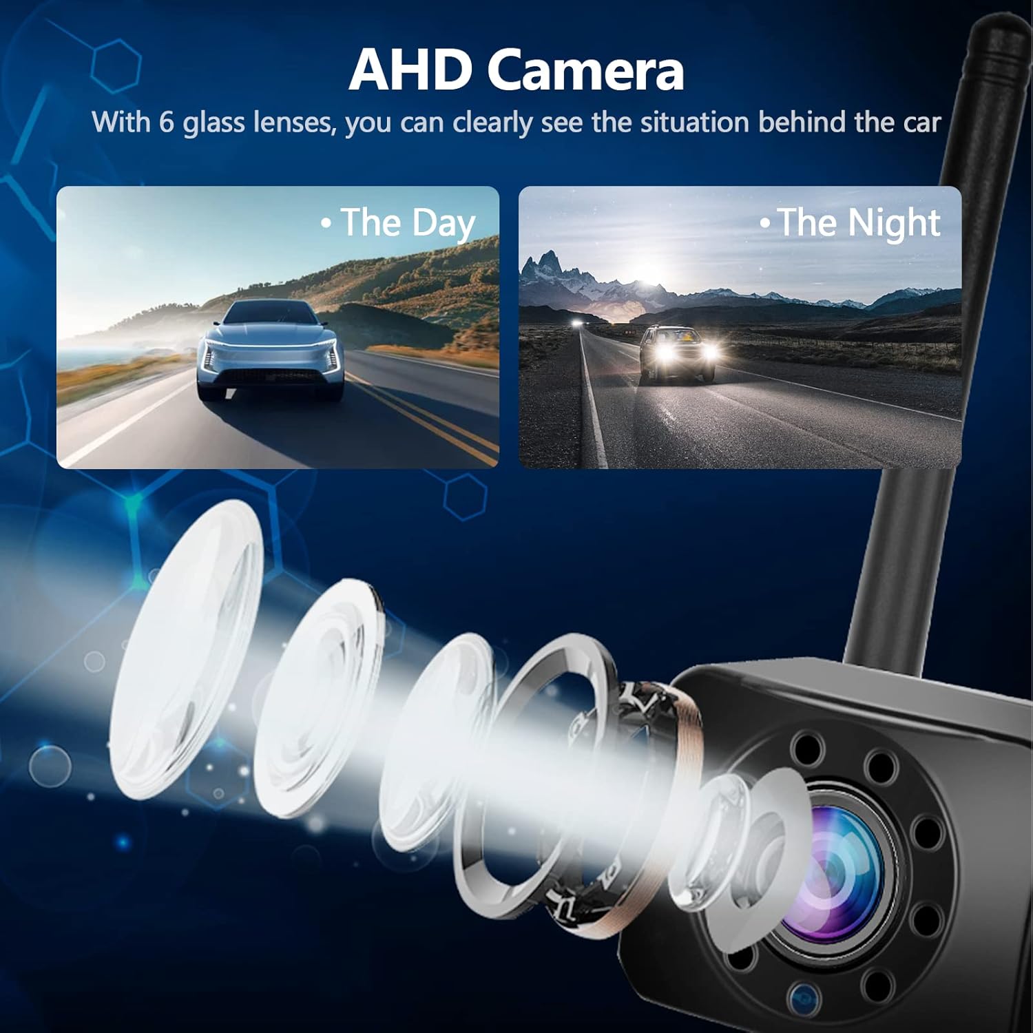 Hodozzy Kit Telecamera Posteriore Wireless Digitale 4,3" - immagine 4