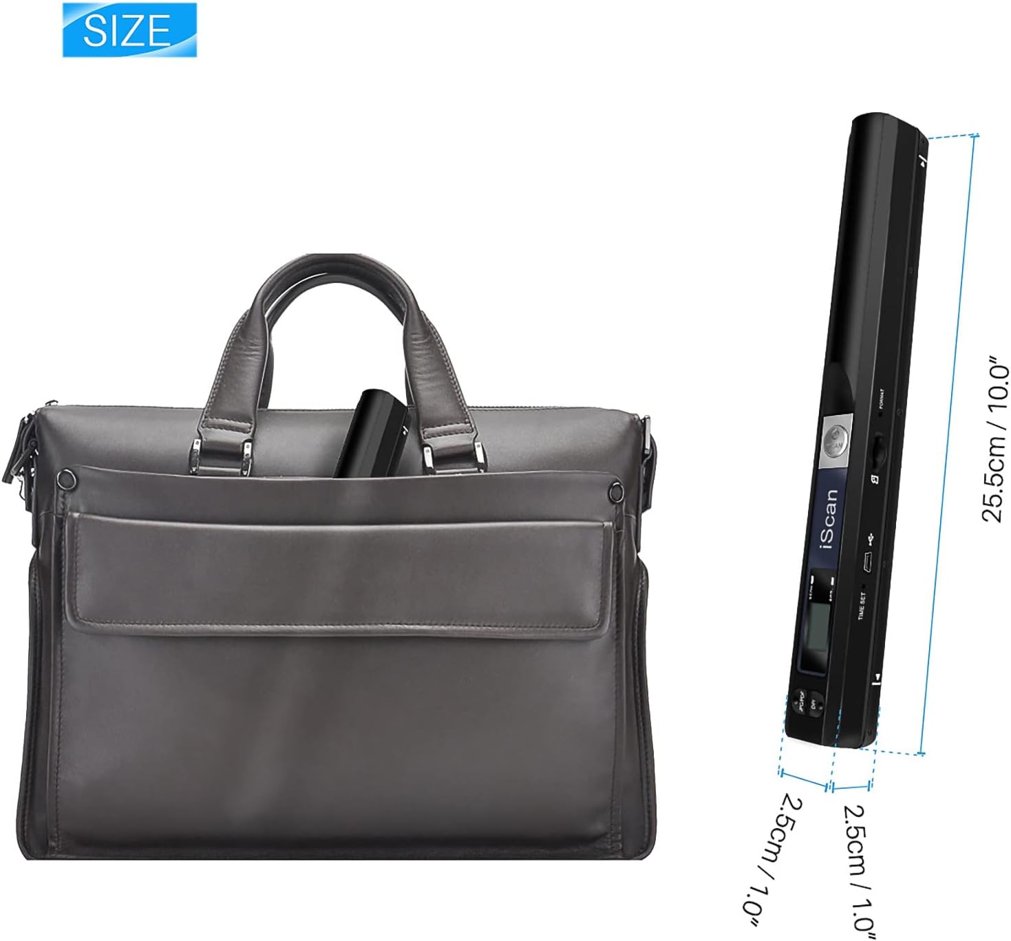 Aozbz Scanner Documenti Portatile USB A4 a Colori - immagine 6