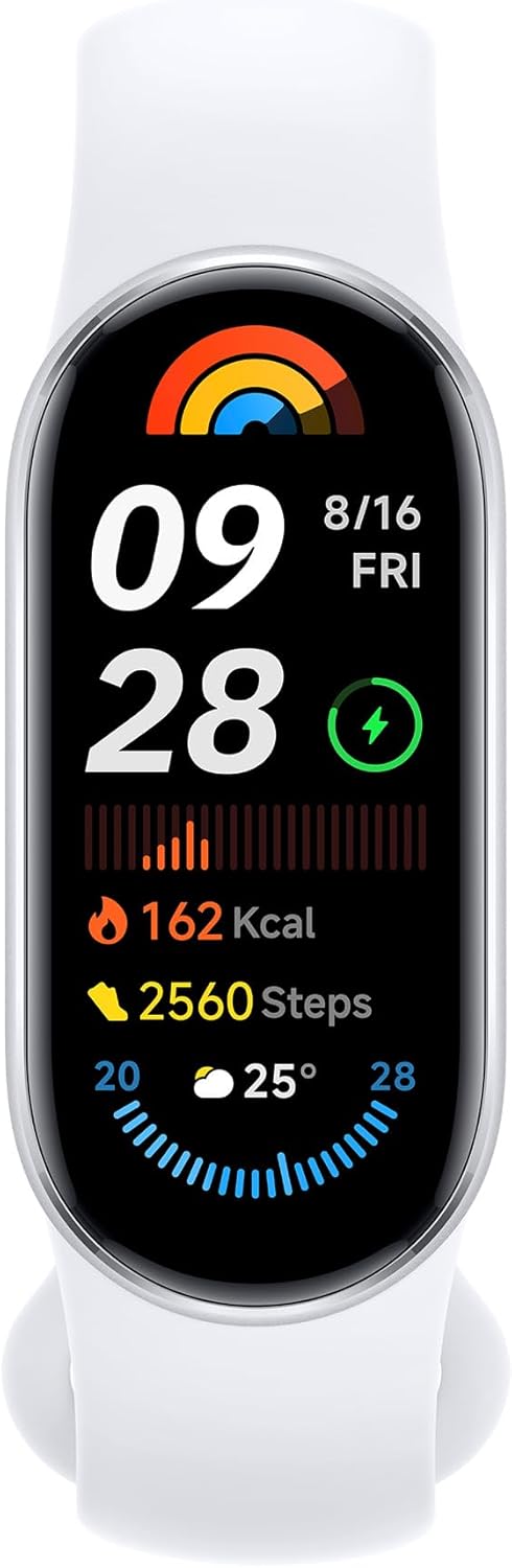 Xiaomi Smart Band 9 - Schermo AMOLED 1.62'', Argento - immagine 5