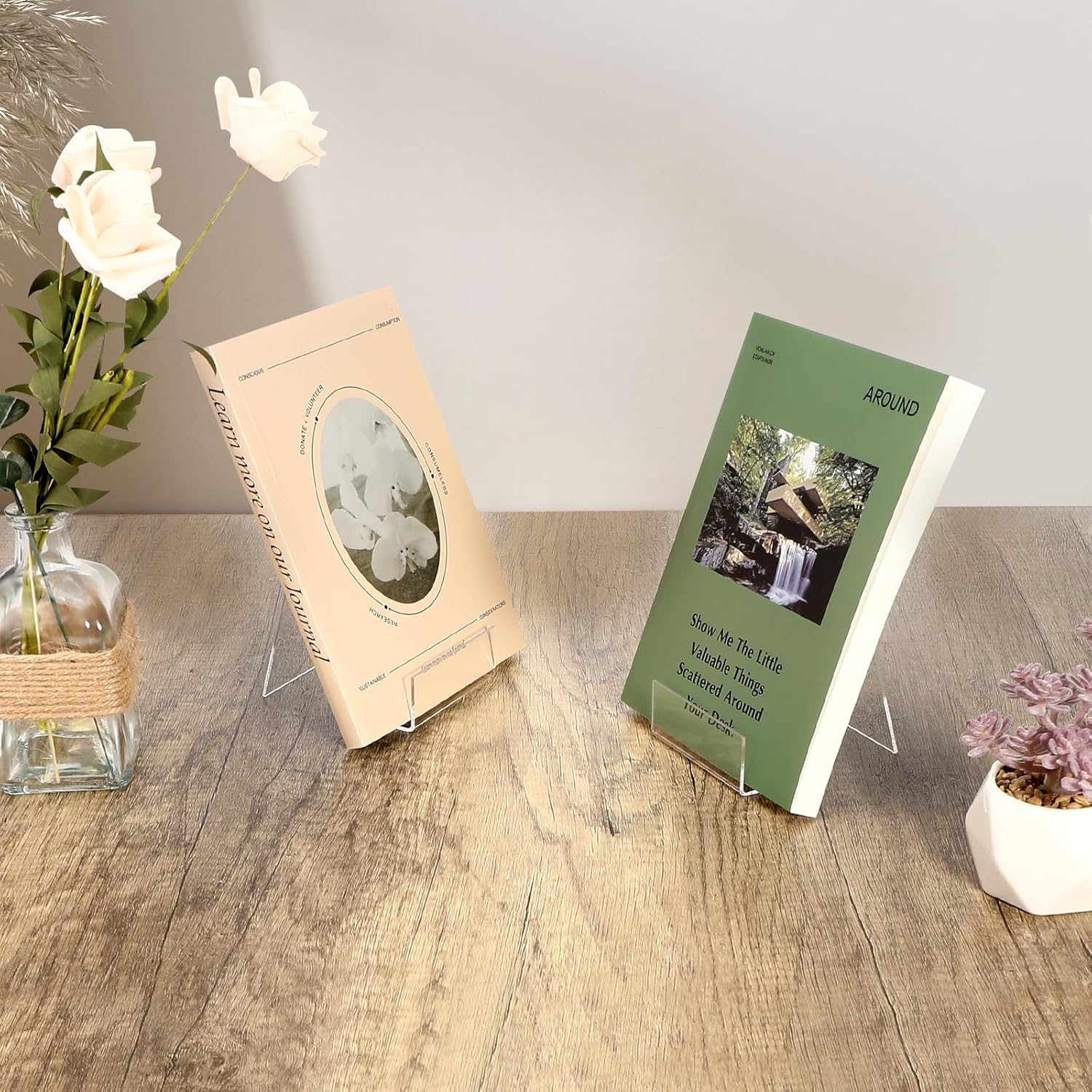 Espositore Libri Acrilico Trasparente - 7 Pezzi - immagine 4