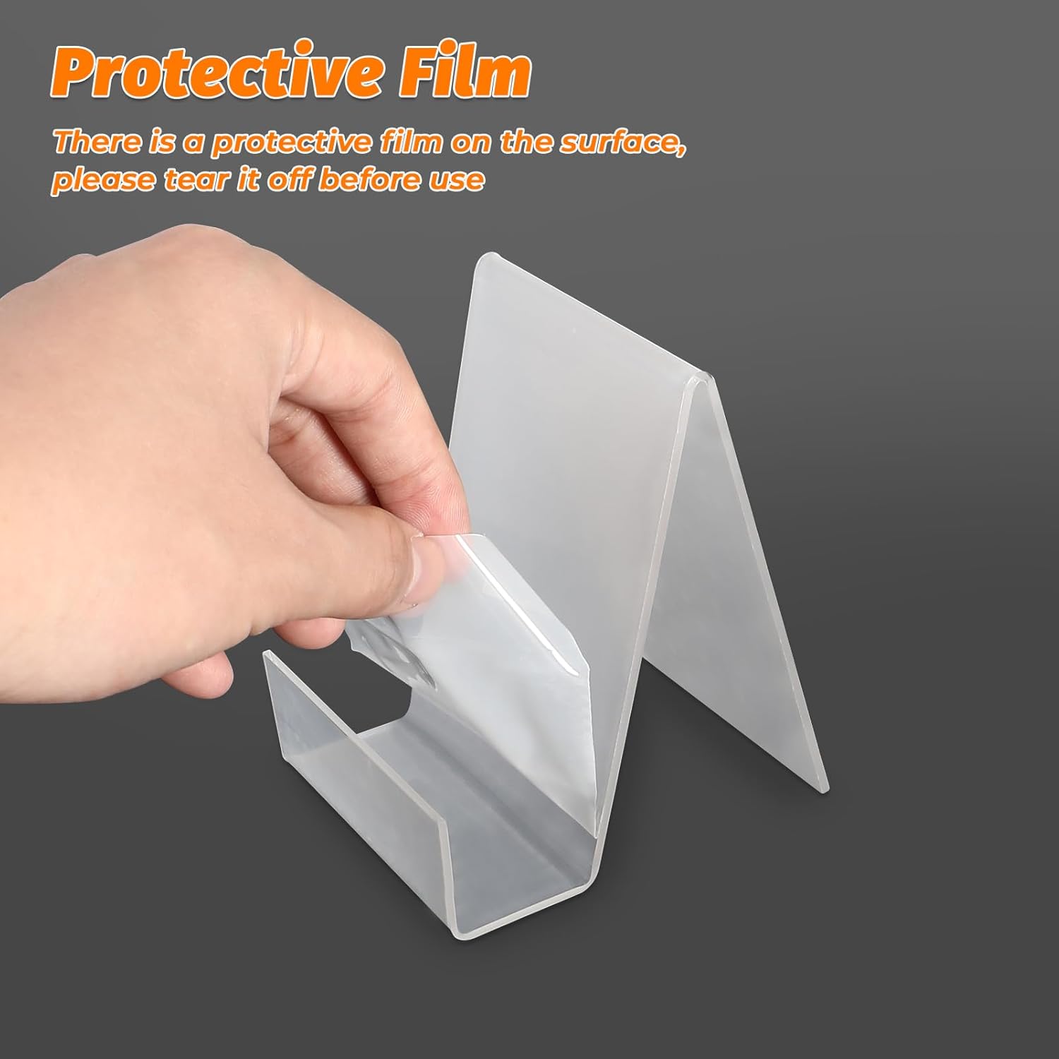 Espositore Libri Acrilico Trasparente - 7 Pezzi - immagine 5