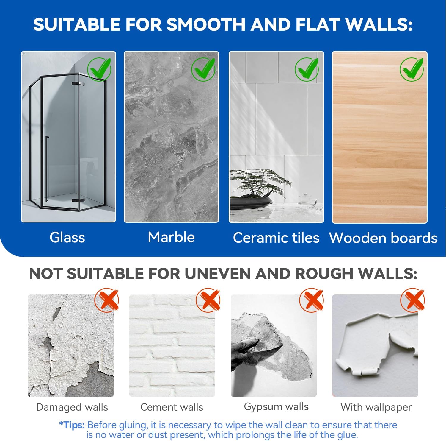 Acemining Porta Sapone per Doccia 3 Pack, Argento - immagine 3