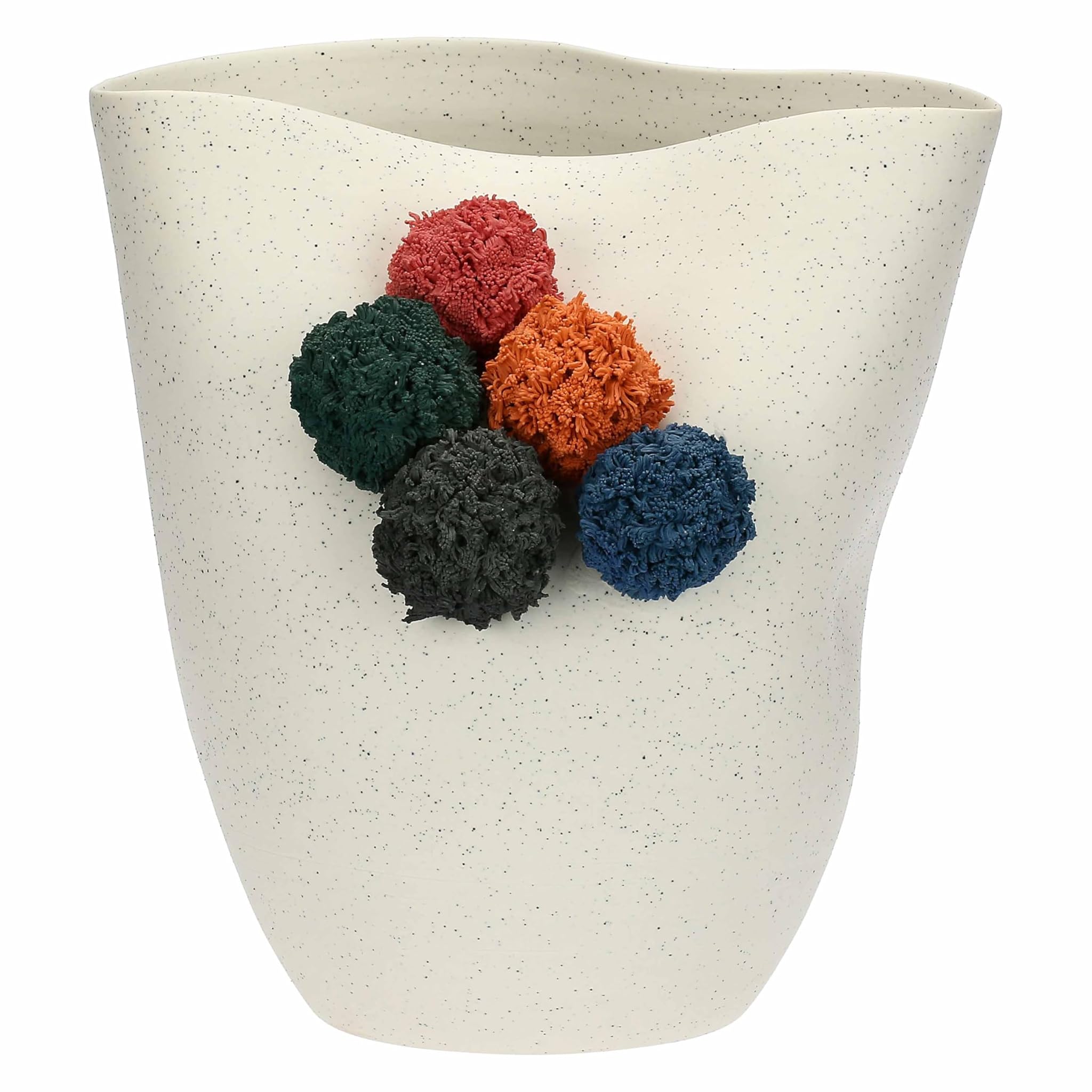 Rituali Domestici - Vaso S in Ceramica Pompompon 25x19cm