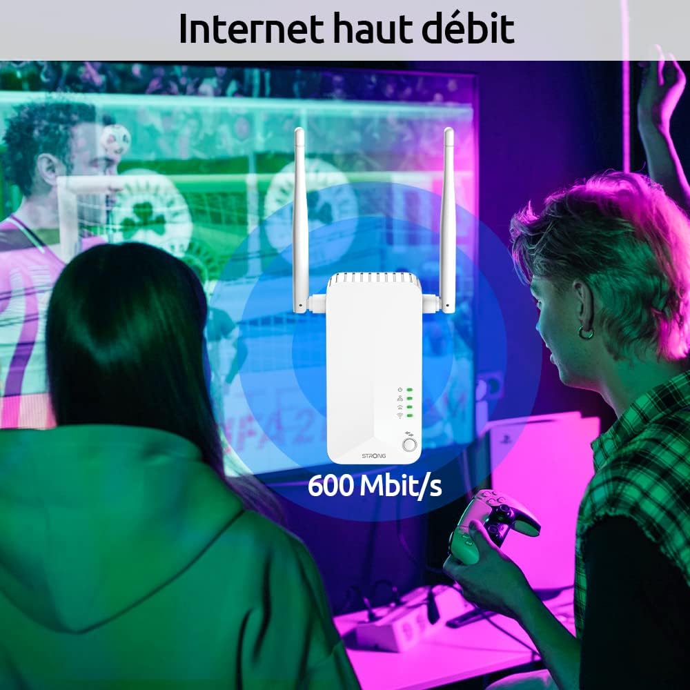 Strong Kit CPL 600 Mbps con WiFi e Porta Ethernet (2+1) - immagine 5