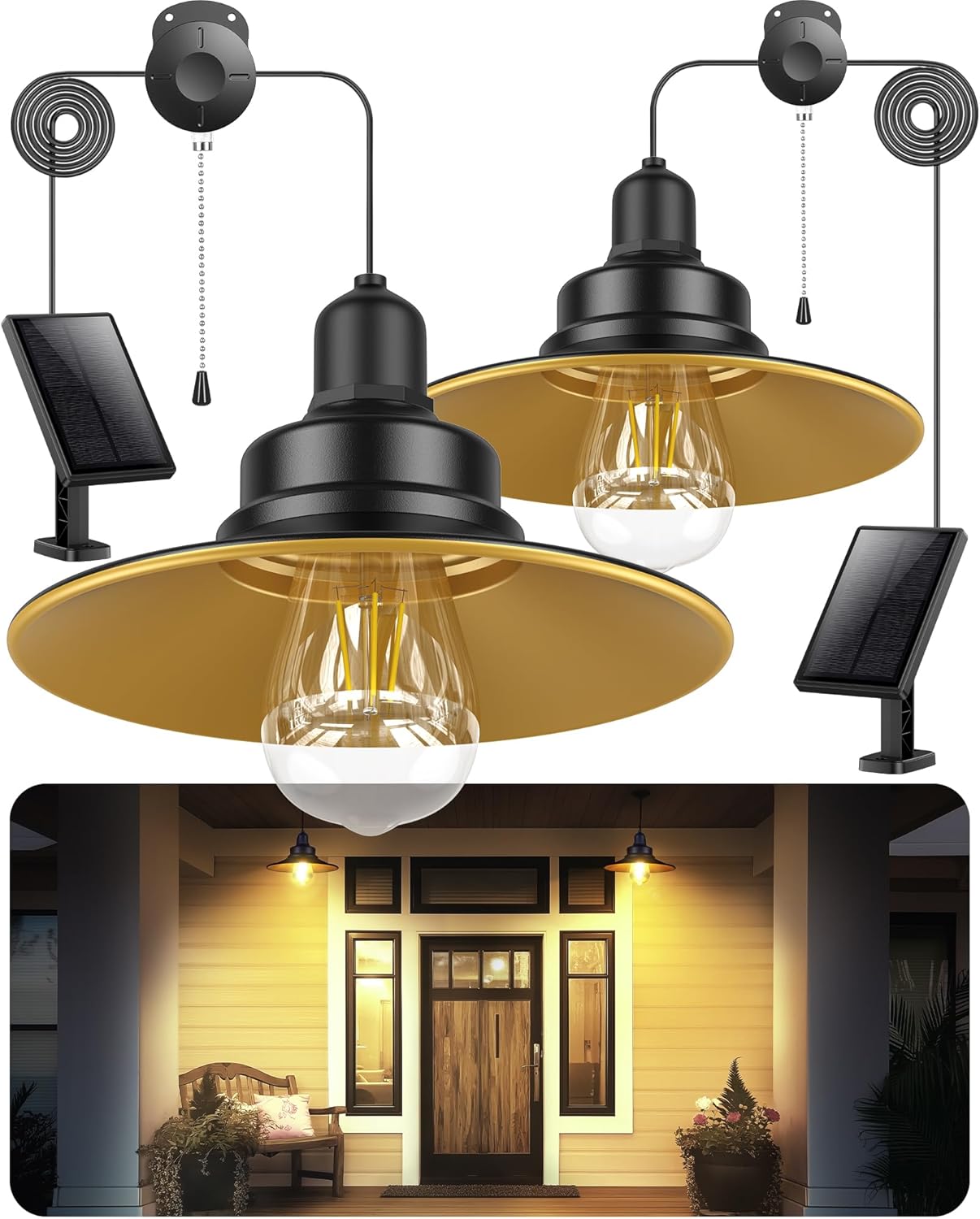 Fabstyl Lampada Solare Universale IP65 - 2 Pezzi - immagine 1