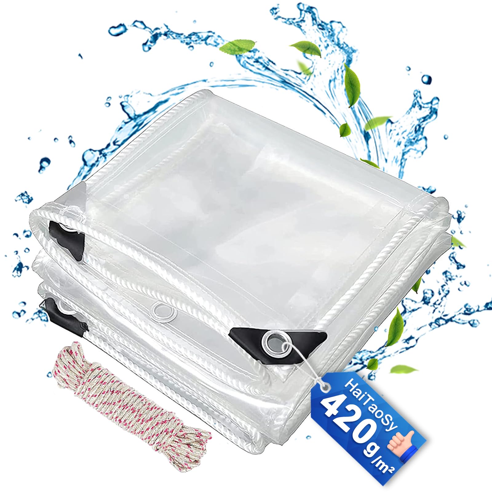 Telone Trasparente Antipolvere 3x4m 420g/m²