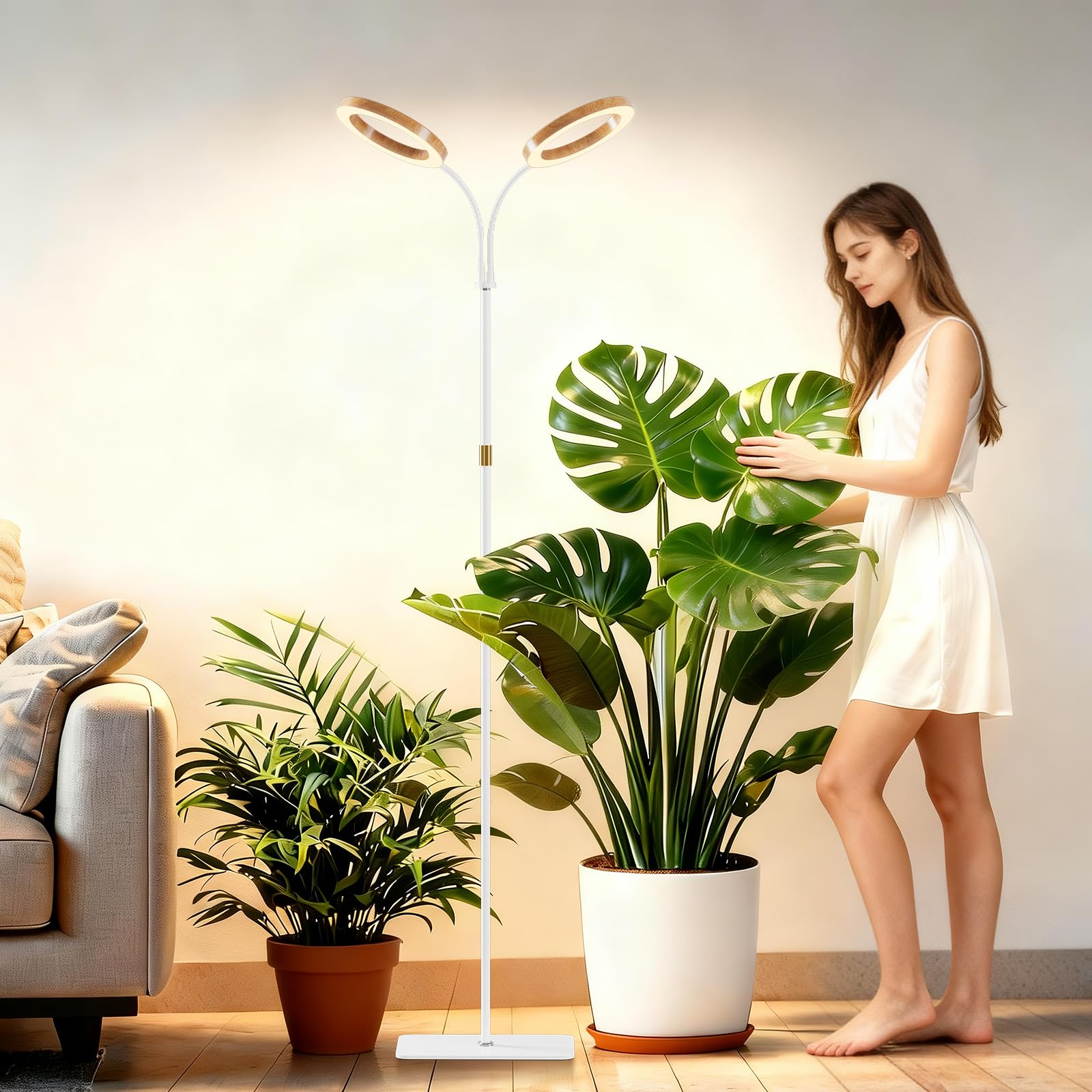 Niello Lampada da Coltivazione LED con Supporto