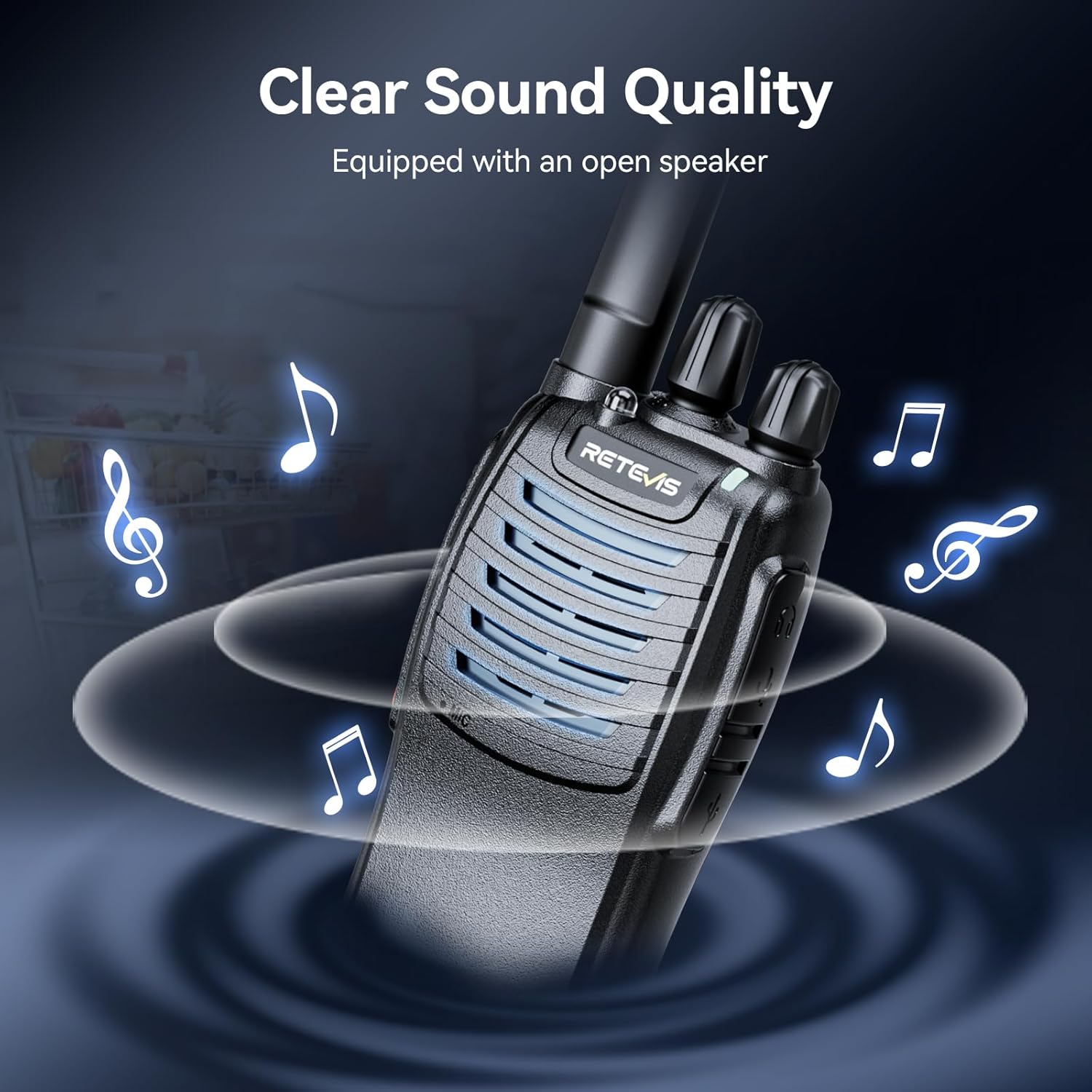 Retevis H777 Walkie Talkie PMR446 con Caricabatterie 6 Vie - immagine 6