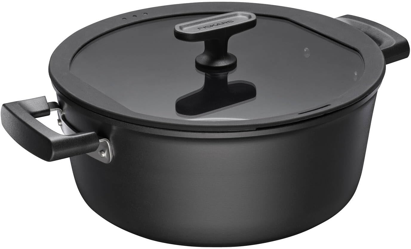 Fiskars Hard Face Casseruola antiade Rente 5 L