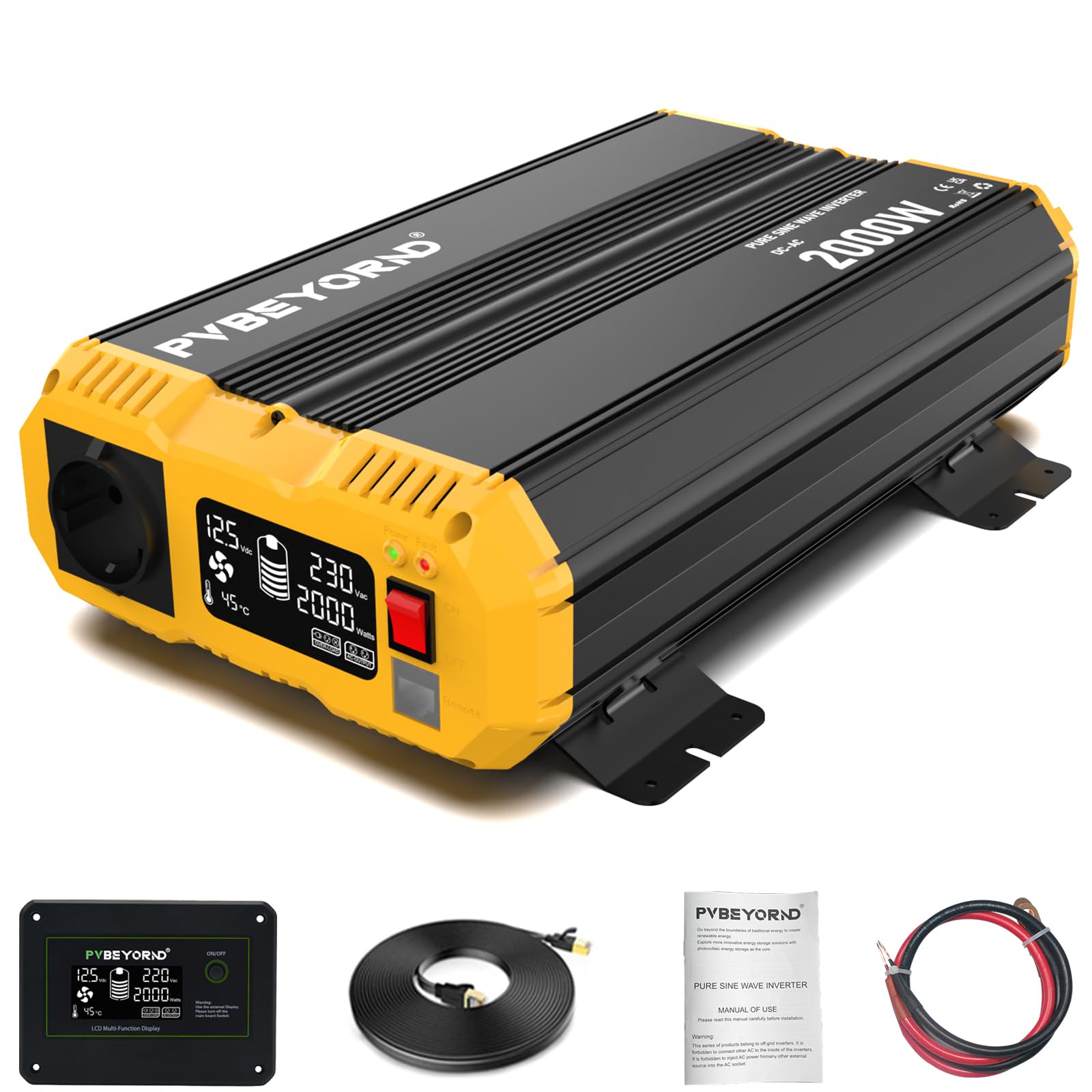Inverter 12v 220v Onda Pura 2000W/4000W