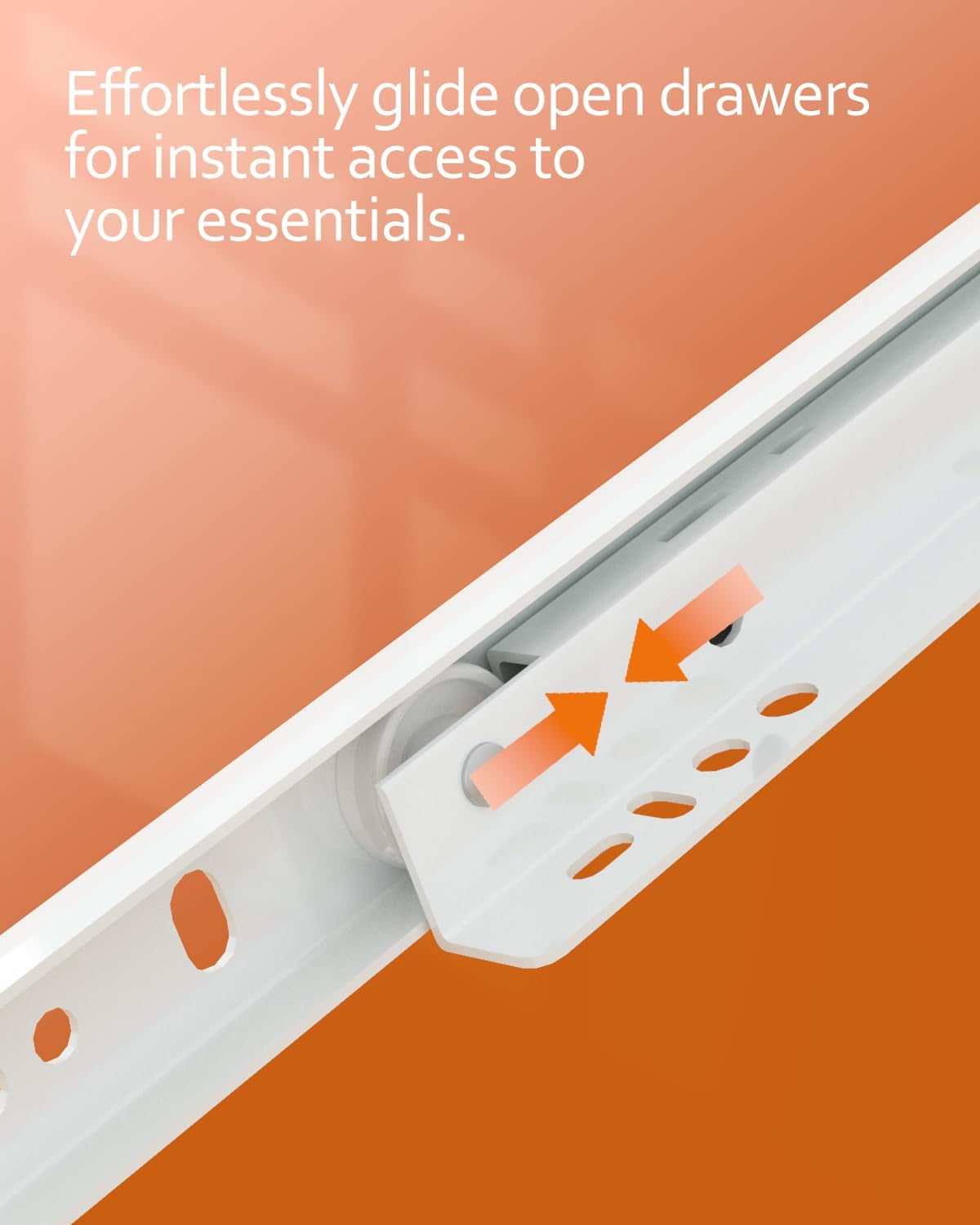 Comodino Moderno con Cassetto e Ripiano, Bianco - immagine 7