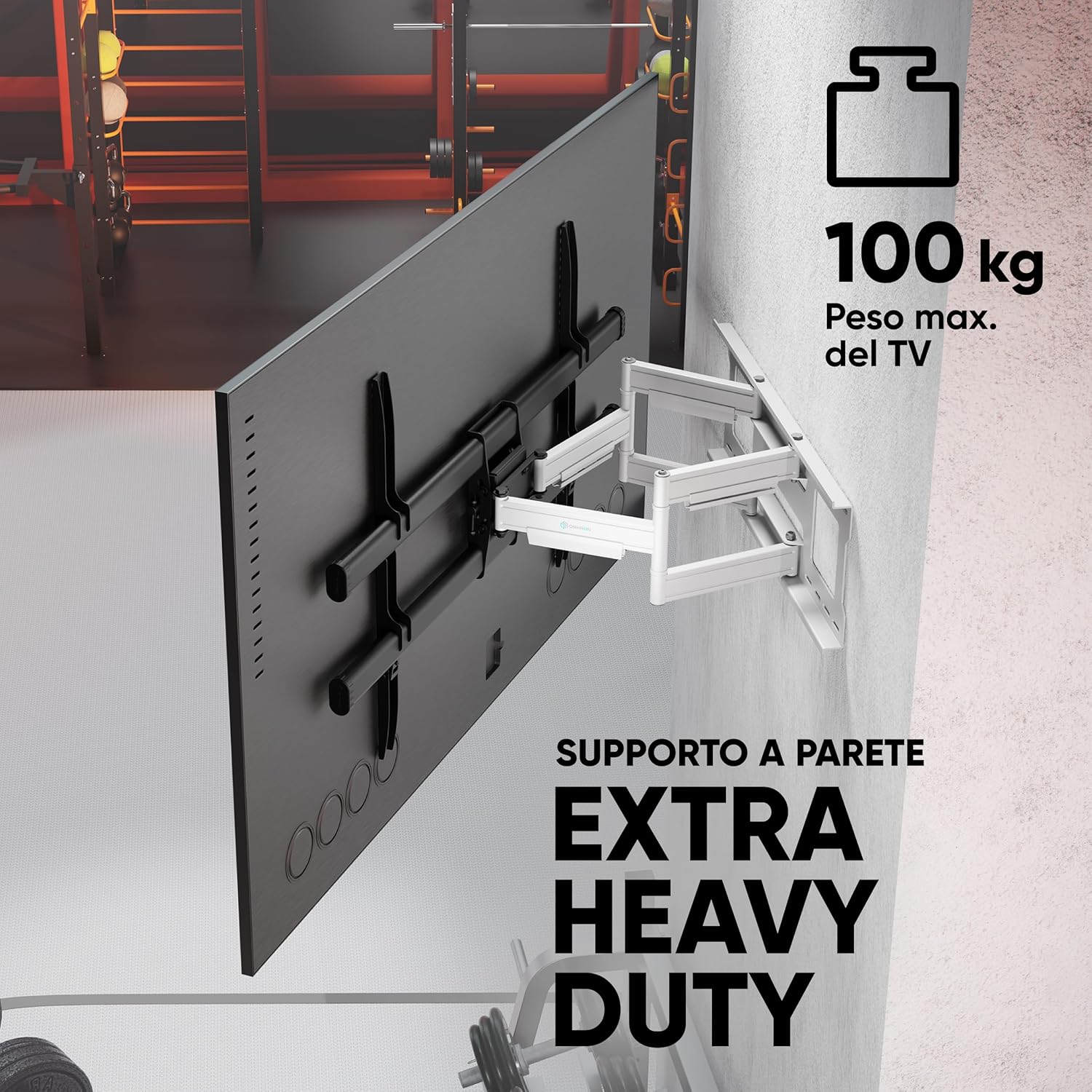 Onkron Supporto TV Parete 42"–120" fino a 100kg - immagine 3
