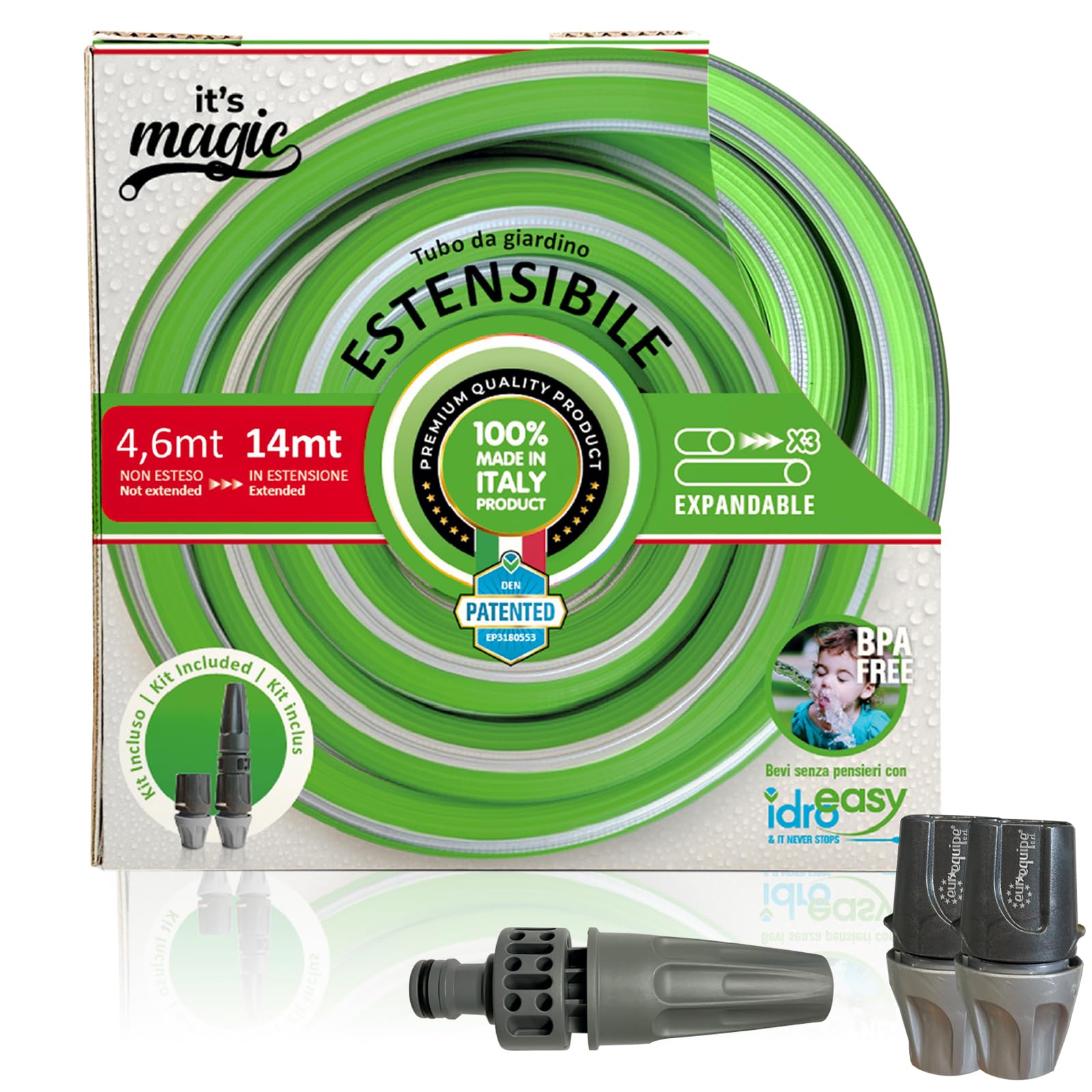 Idroeasy It's Magic Smart Open - Tubo Giardino 14m