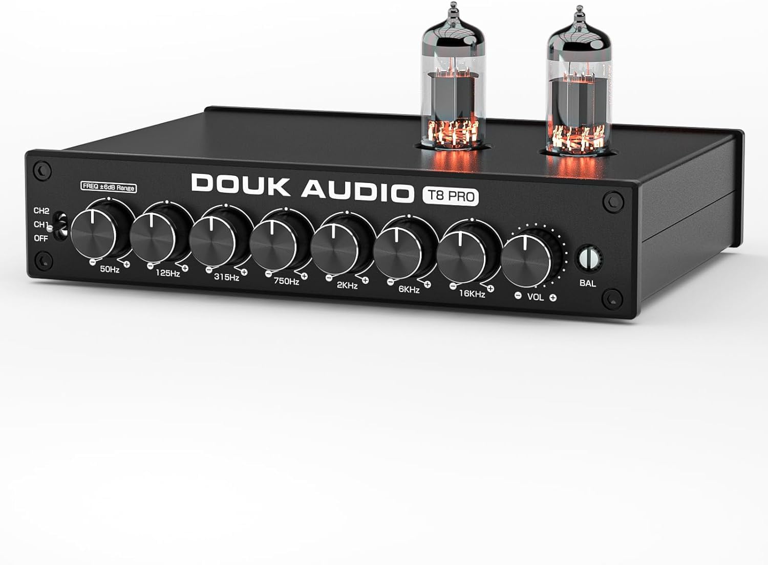 Douk Audio HiFi Equalizzatore a 7 Bande EQ Preamplificatore