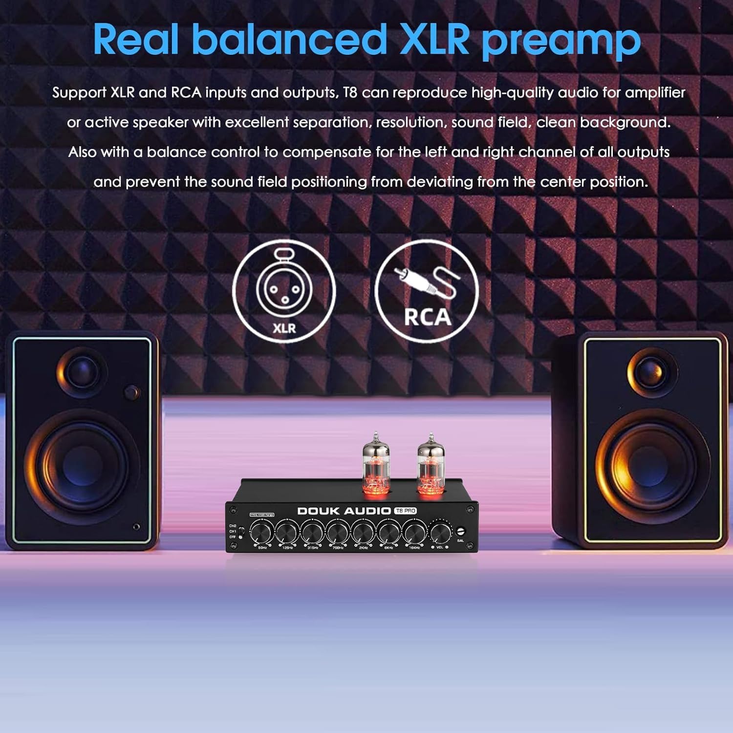 Douk Audio HiFi Equalizzatore a 7 Bande EQ Preamplificatore - immagine 2