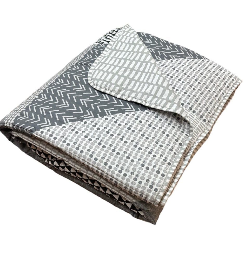 Catherine Lansfield Larsson Geo Trapuntino 240x220 grigio