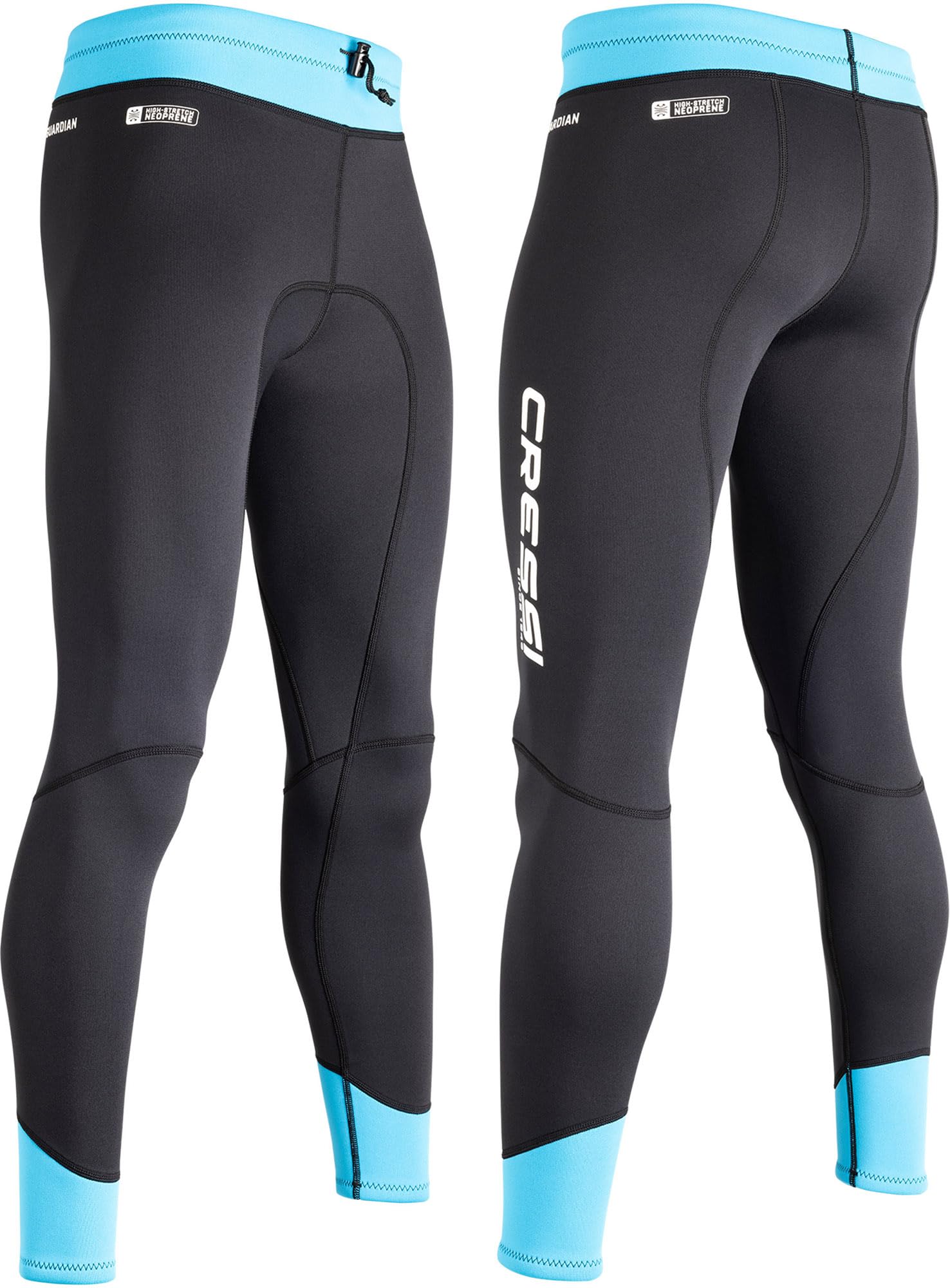 CRESSI Guardian Lady - Muta Neoprene 2mm, Nero/Acquamarina