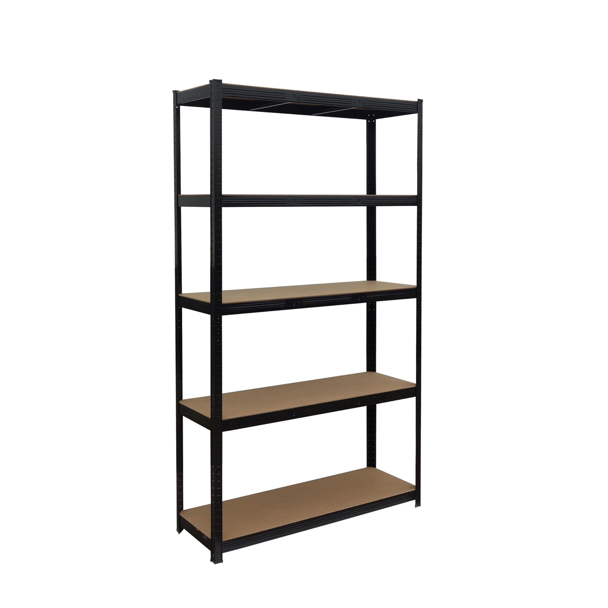 Relaxdays Scaffale Portapesi 5 Ripiani, 875 kg, Nero/Marrone