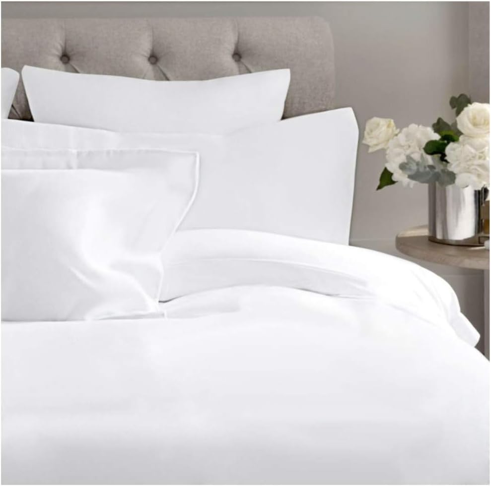 Set Lenzuola Cotone Biologico Letto 150x190/200 cm, Bianco