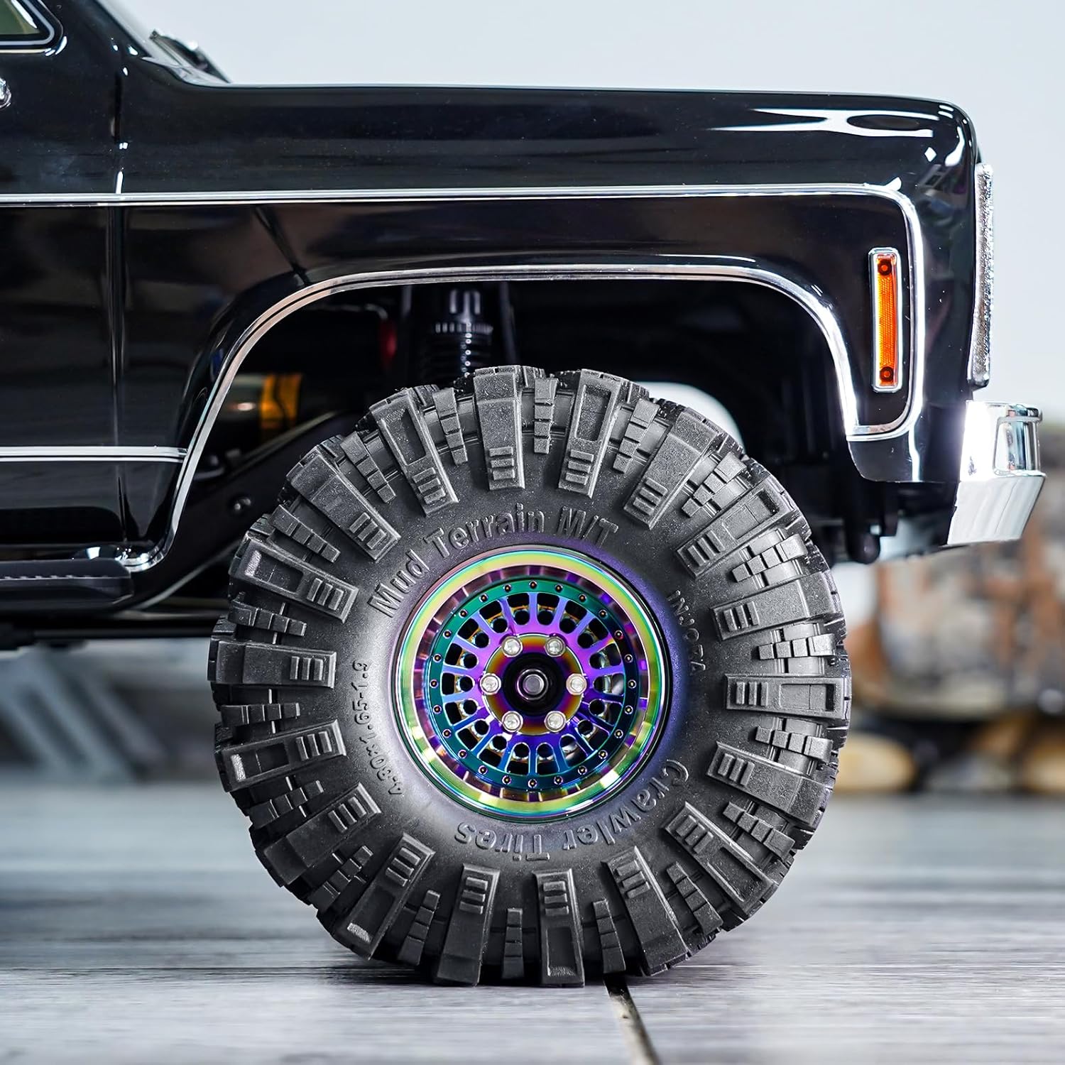 INJORA 1.9 Beadlock Cerchio Ruota Alluminio Offset -10mm - immagine 6