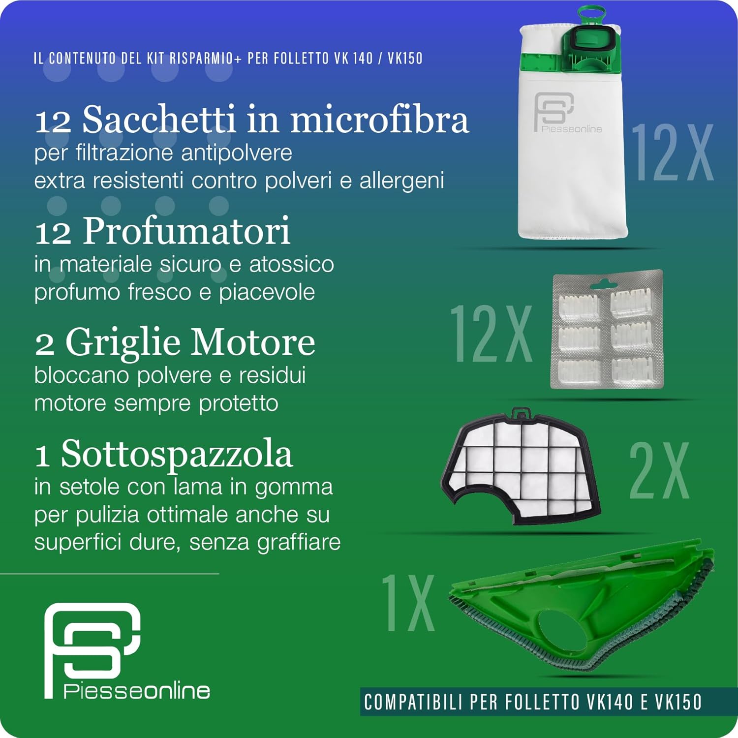 Kit Risparmio Compatibile Folletto VK150 - immagine 3