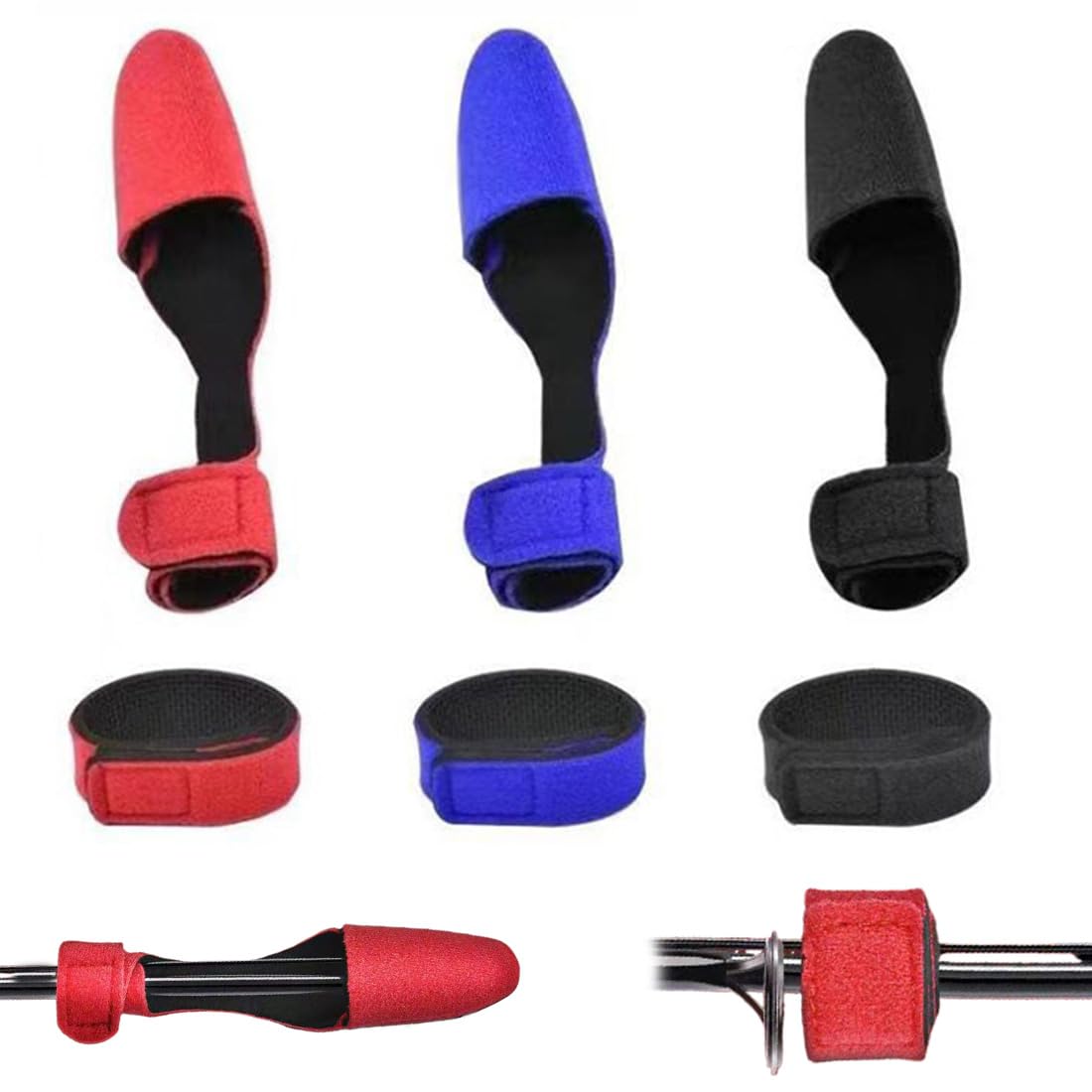 3 Pcs Cintura Per Canna Da Pesca Elastica, Fascette Elastiche Per Canne Da Pesca, Elastiche Per Canne Da Pesca,Custodia Protettiva Per Canna Da Pesca,Anti-Skid