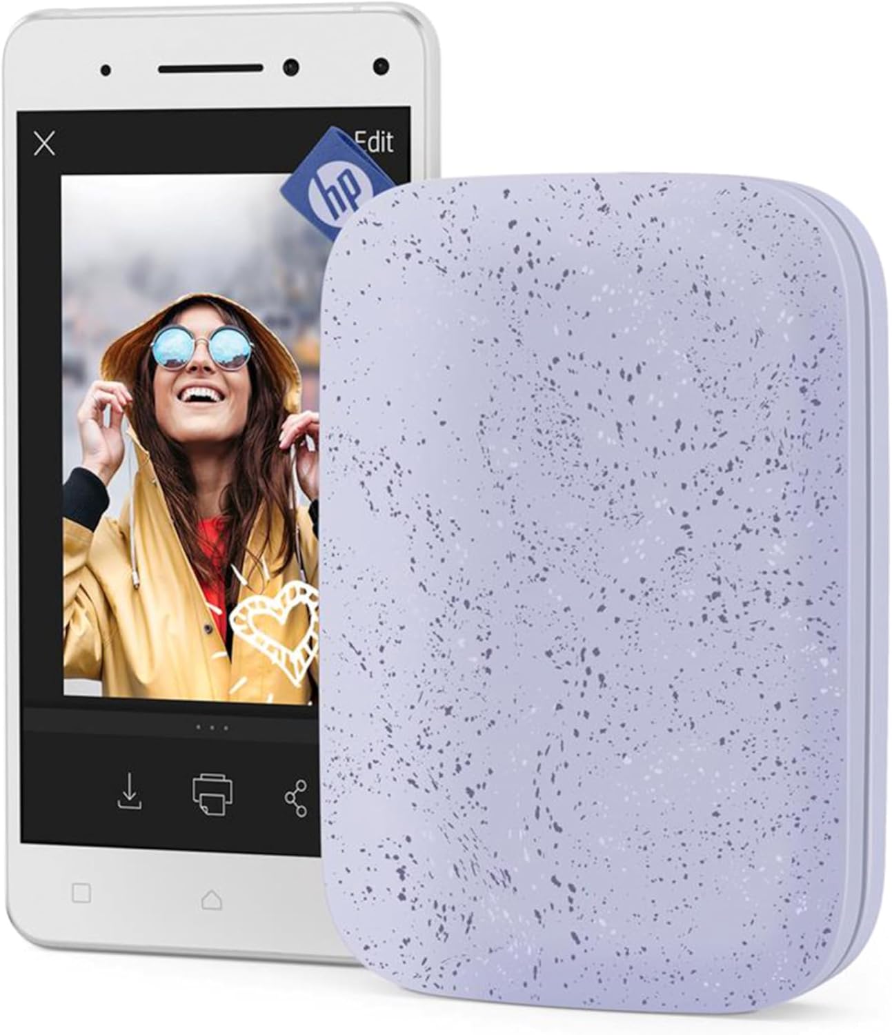 Hp Sprocket Stampante Fotografica Istantanea 2x3", Viola - immagine 7