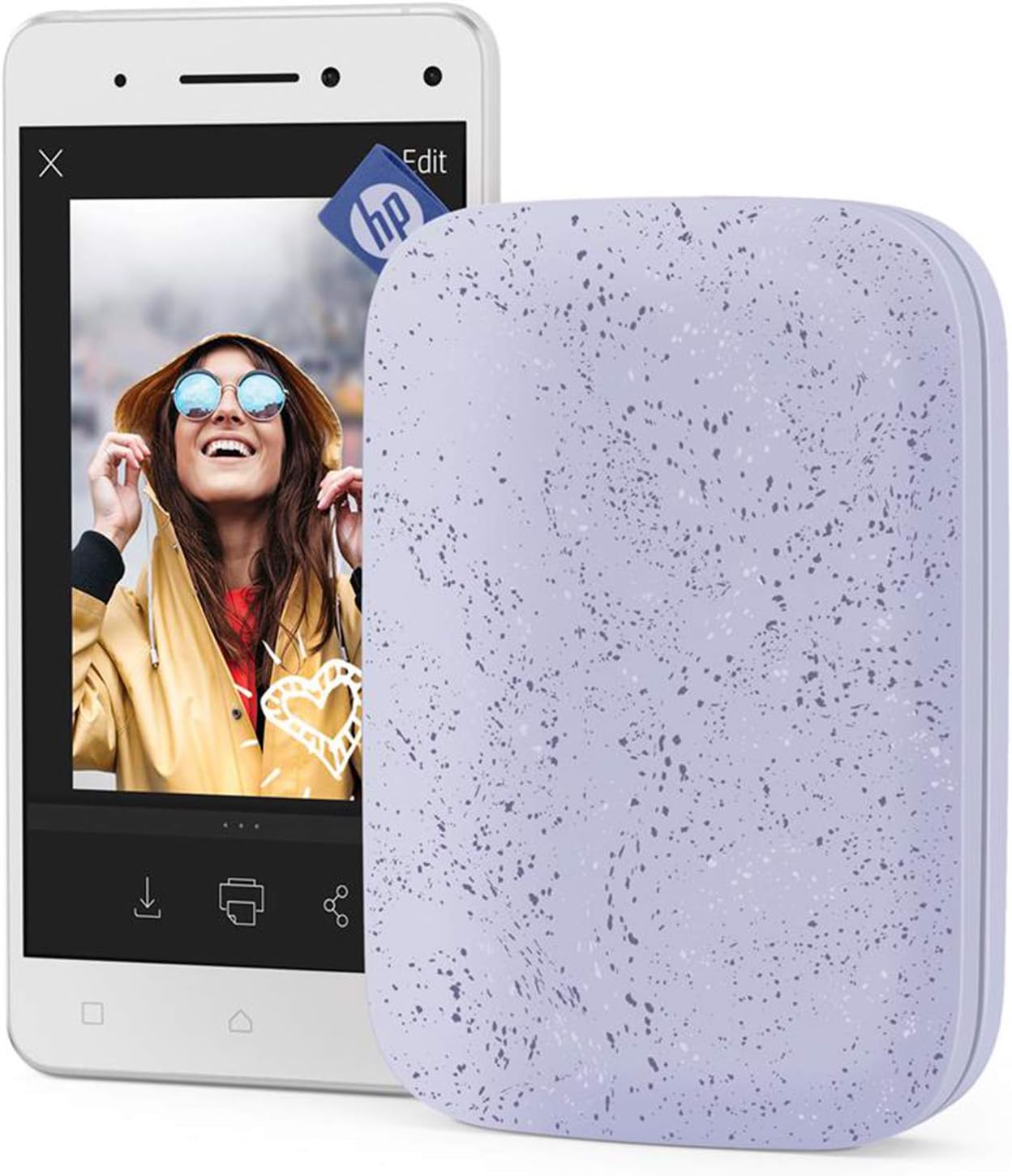 Hp Sprocket Stampante Fotografica Istantanea 2x3", Viola - immagine 9